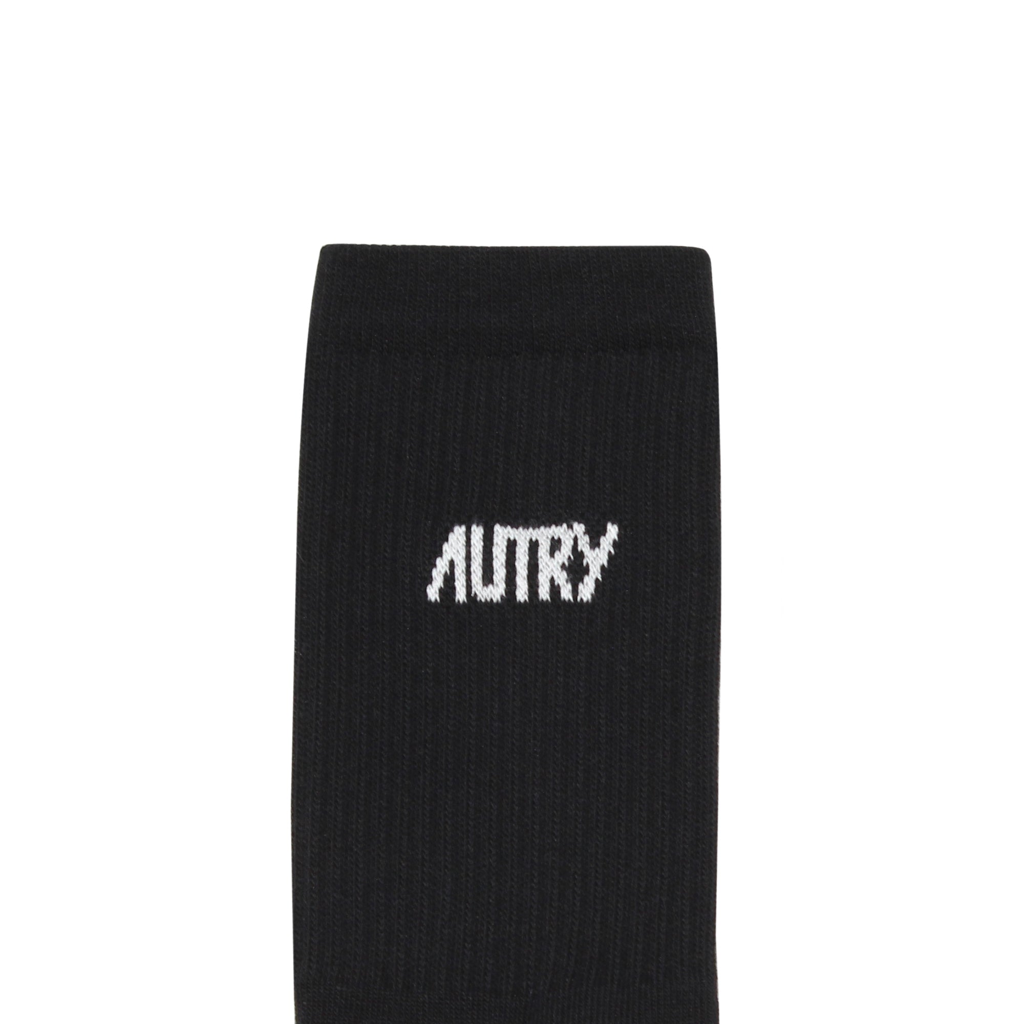 Jacquard Logo Sock Black