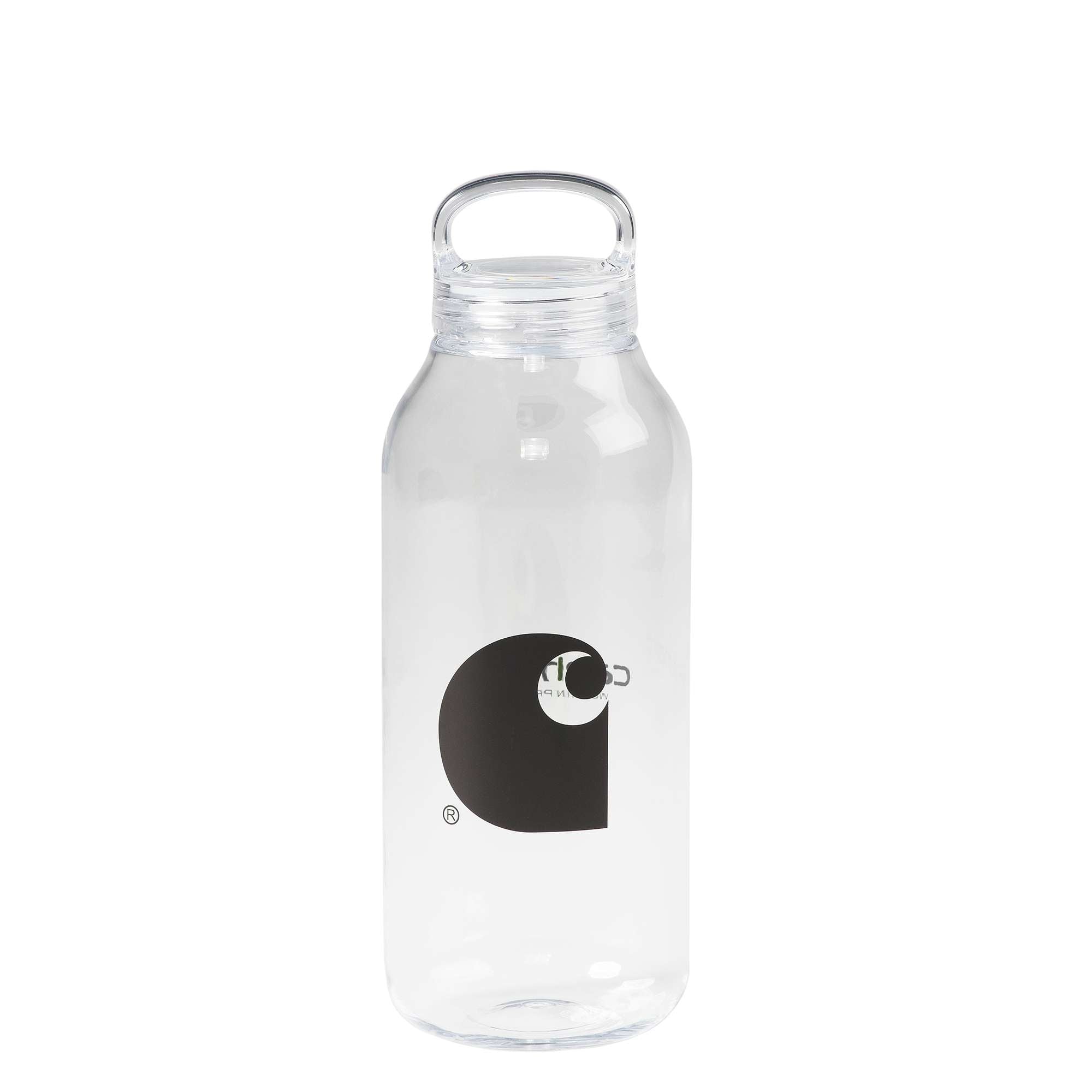 Logo Water Bottle Clear