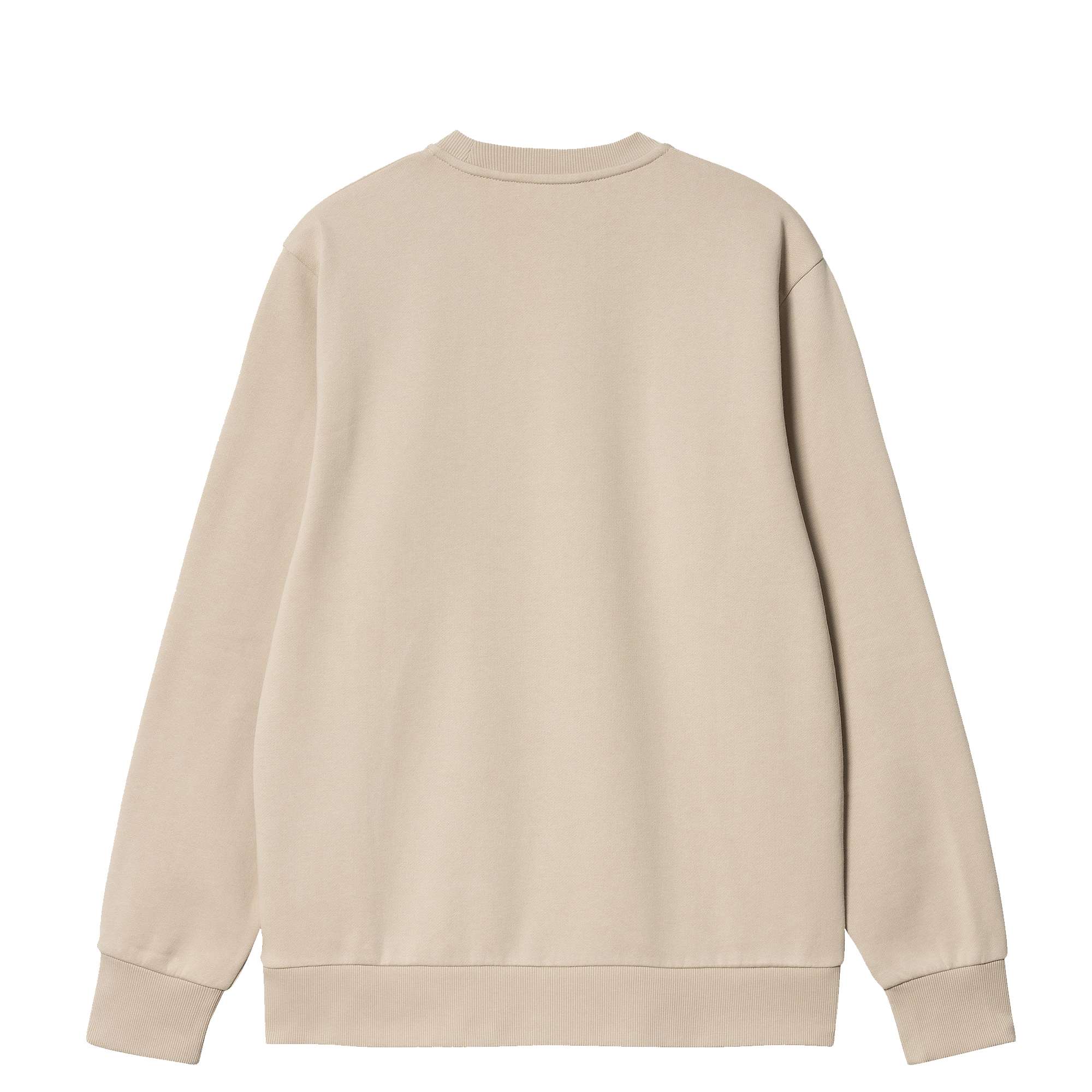 Script Embroidery Sweat Beige