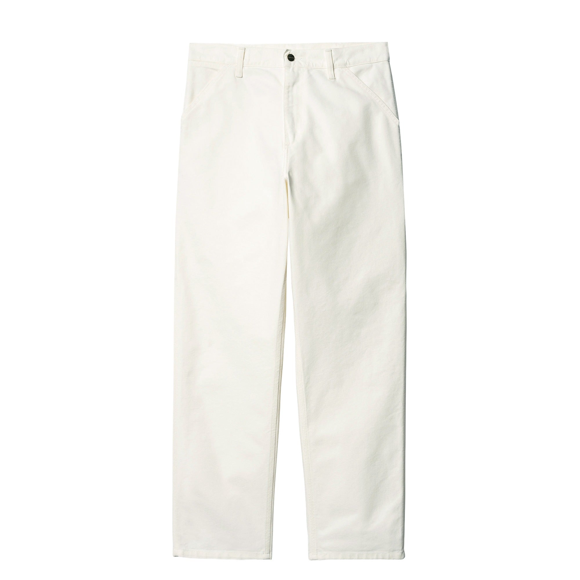 Single Knee Pant White