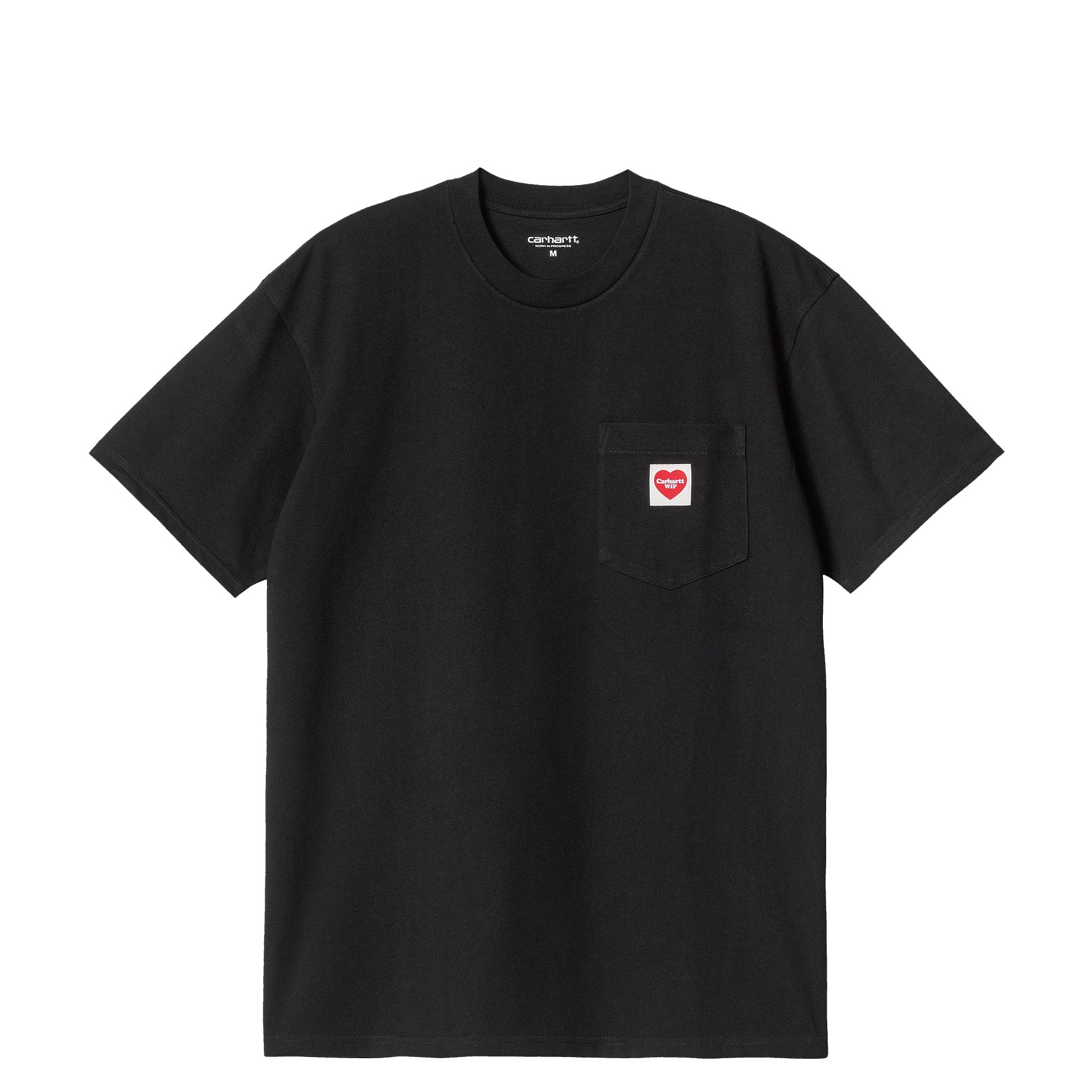 SS Pocket Heart T-Shirt Black