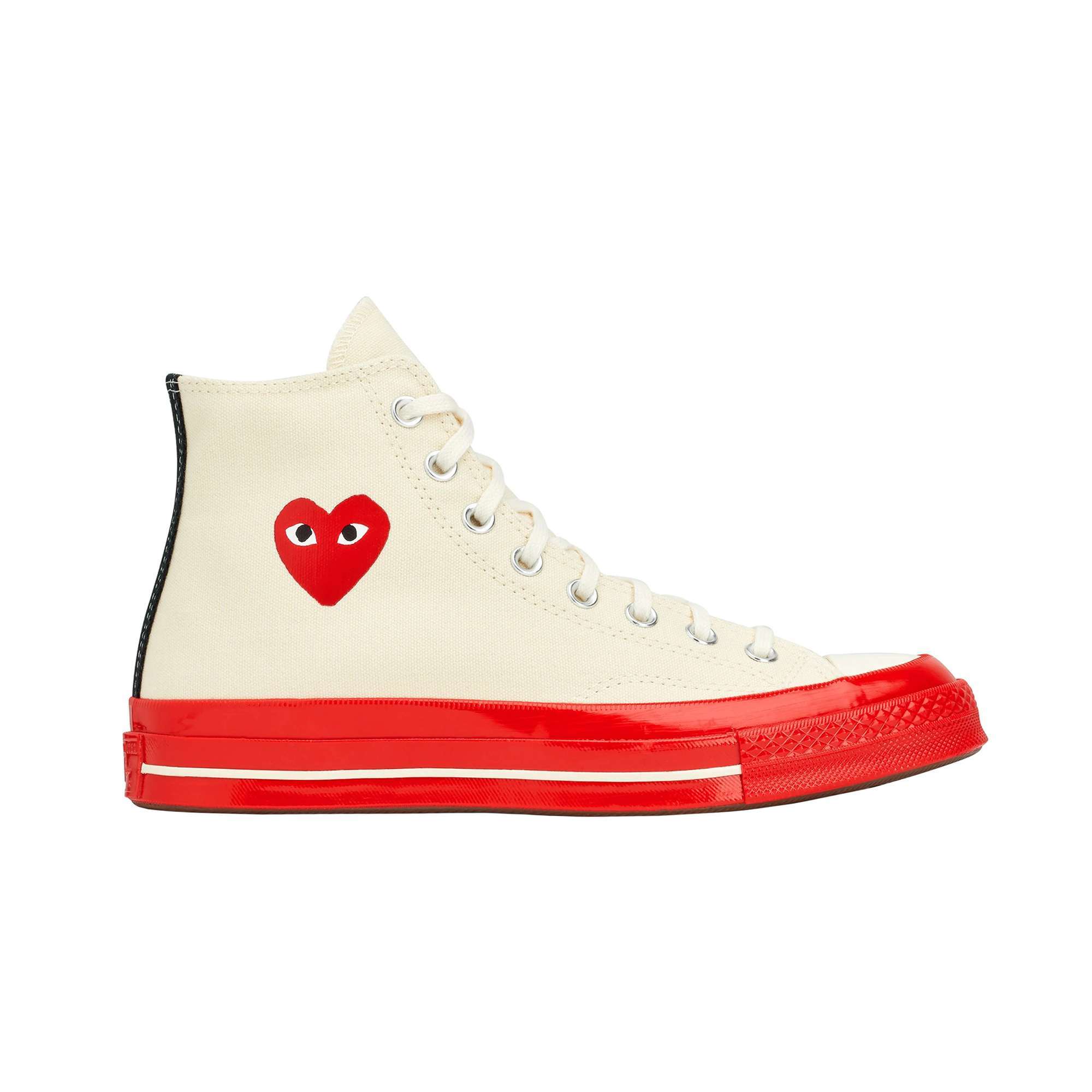 Converse Chuck 70 Red Sole High Cream