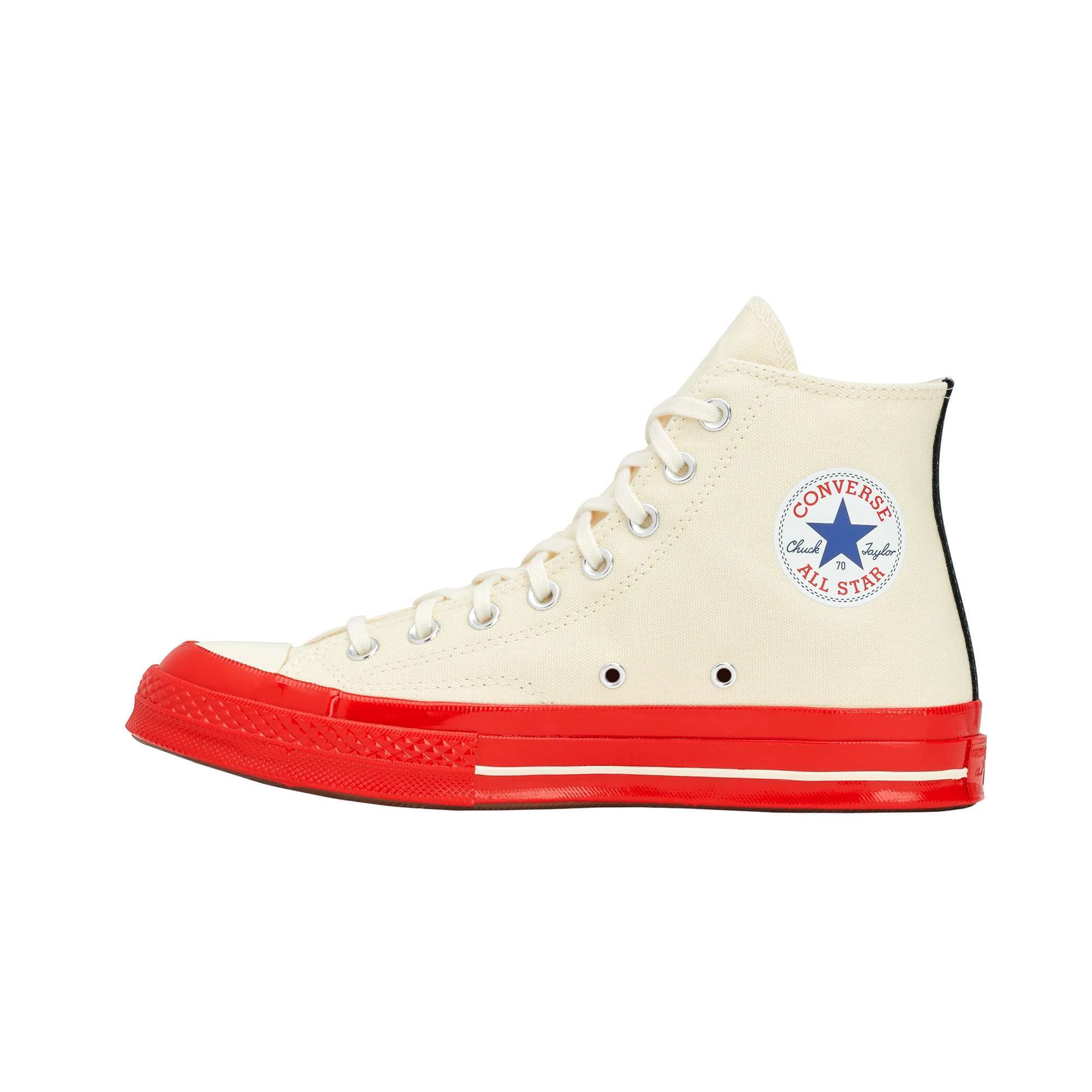 Converse Chuck 70 Red Sole High Cream