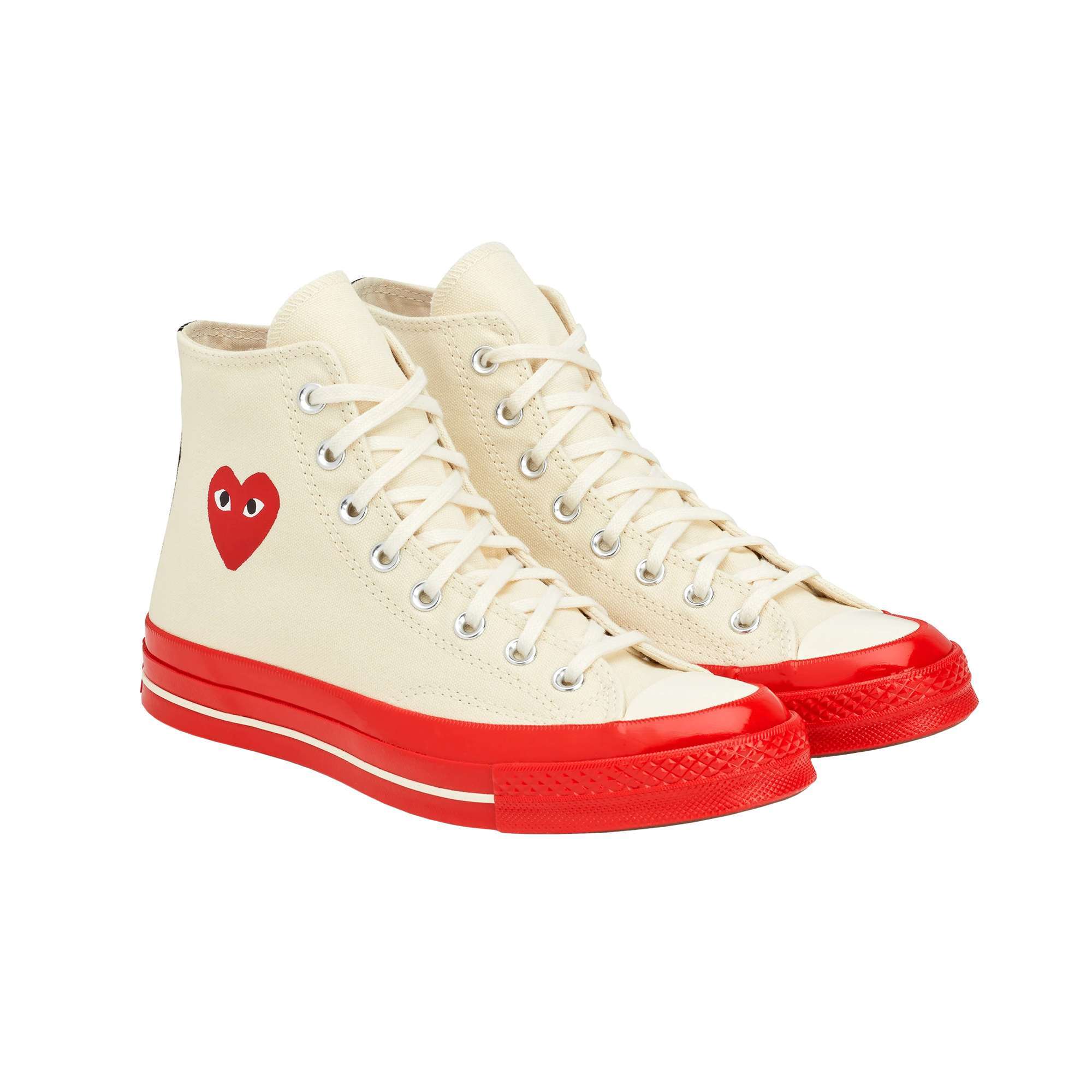 Converse Chuck 70 Red Sole High Cream