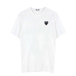 Basic Black Heart Logo T-Shirt White