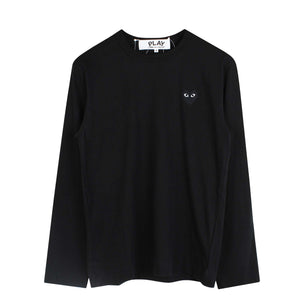 Black Heart Logo LS T-Shirt Black