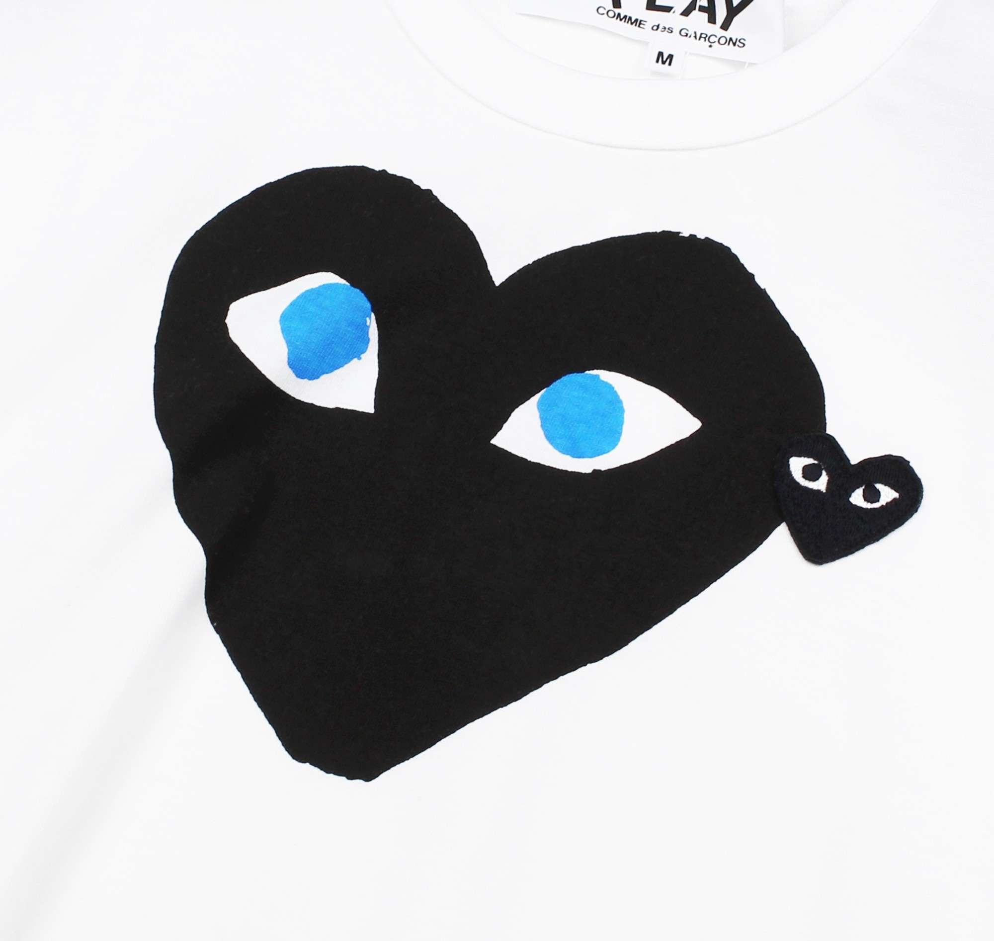 Black Heart-Print T-Shirt