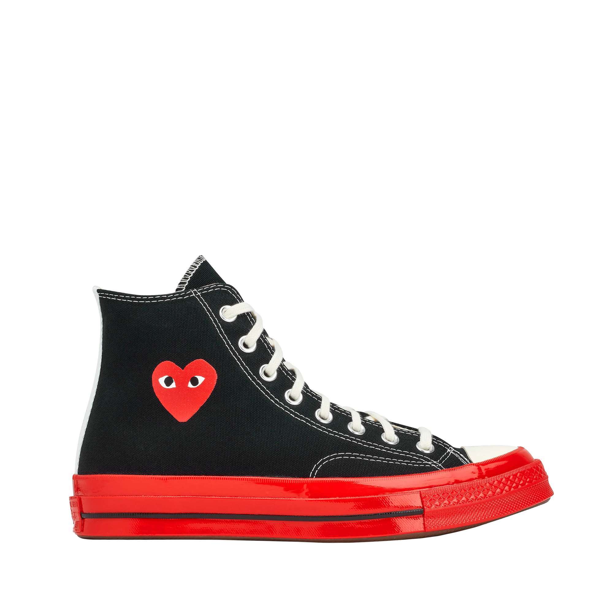 Converse Chuck 70 Red Sole High Black