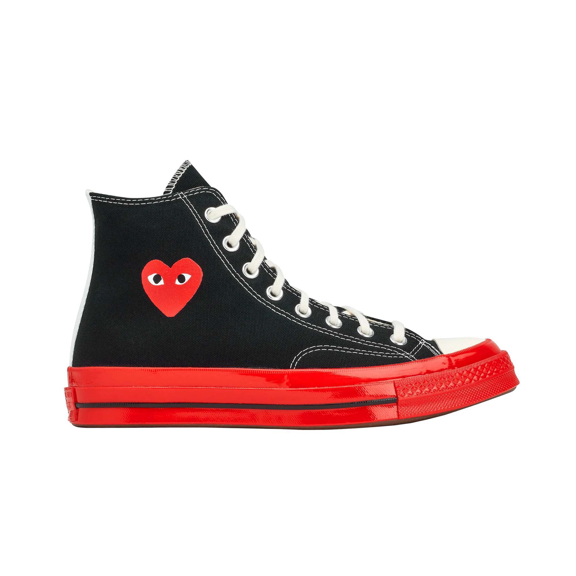 Converse Chuck 70 Red Sole High Black