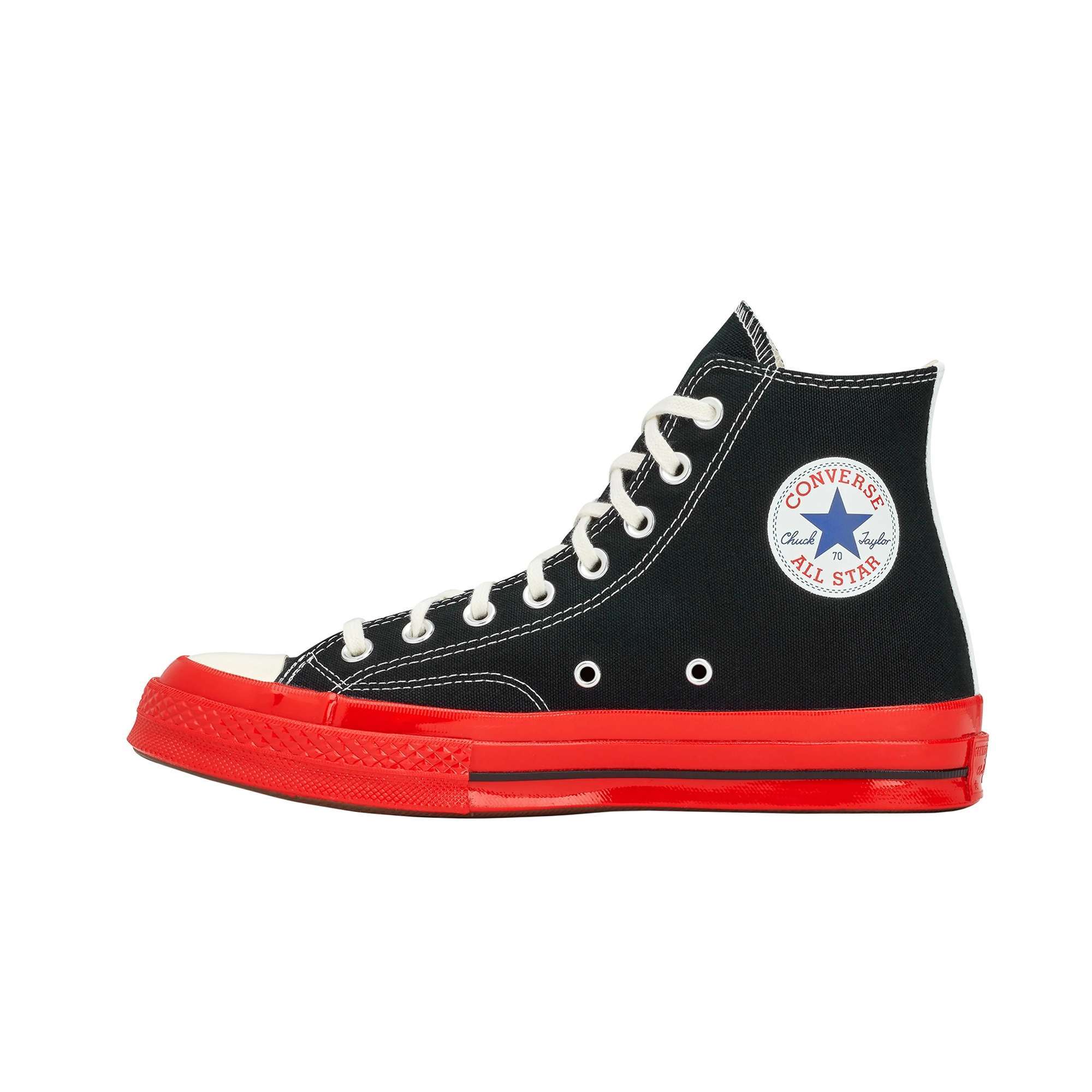 Converse Chuck 70 Red Sole High Black