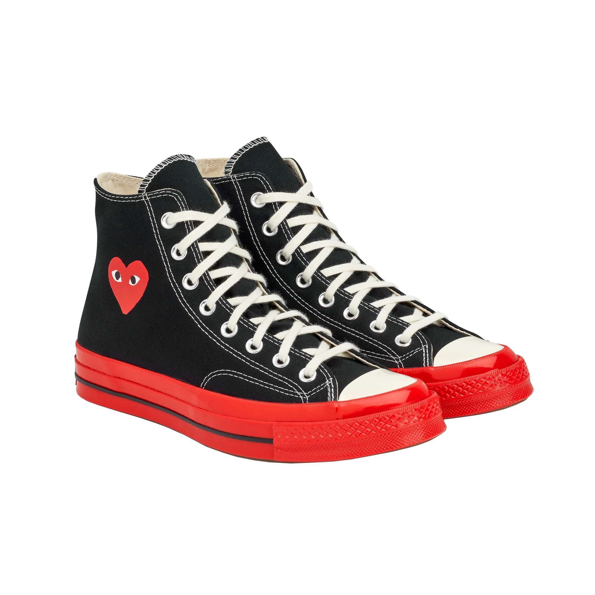 Converse Chuck 70 Red Sole High Black