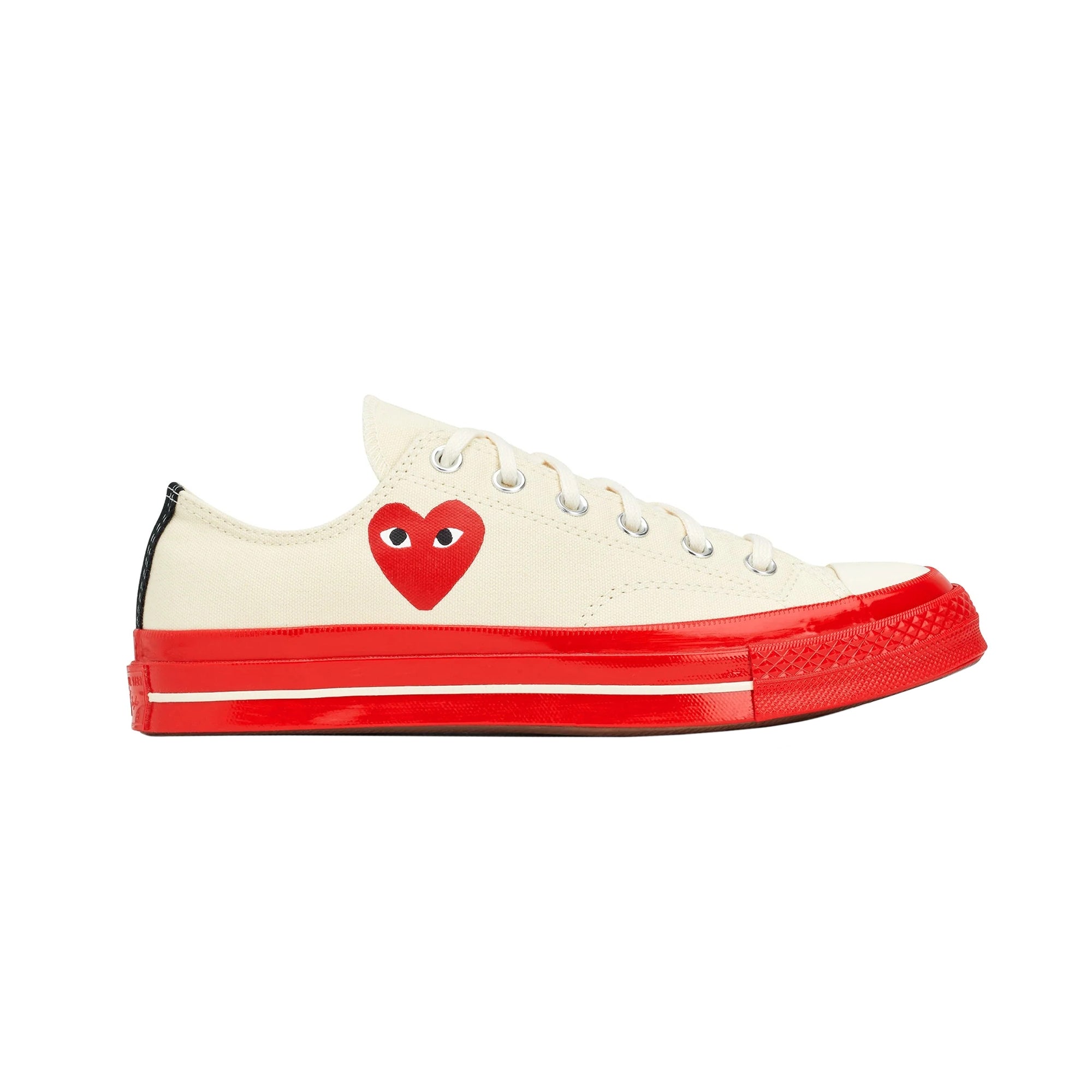 Converse Chuck 70 Red Sole Low Cream