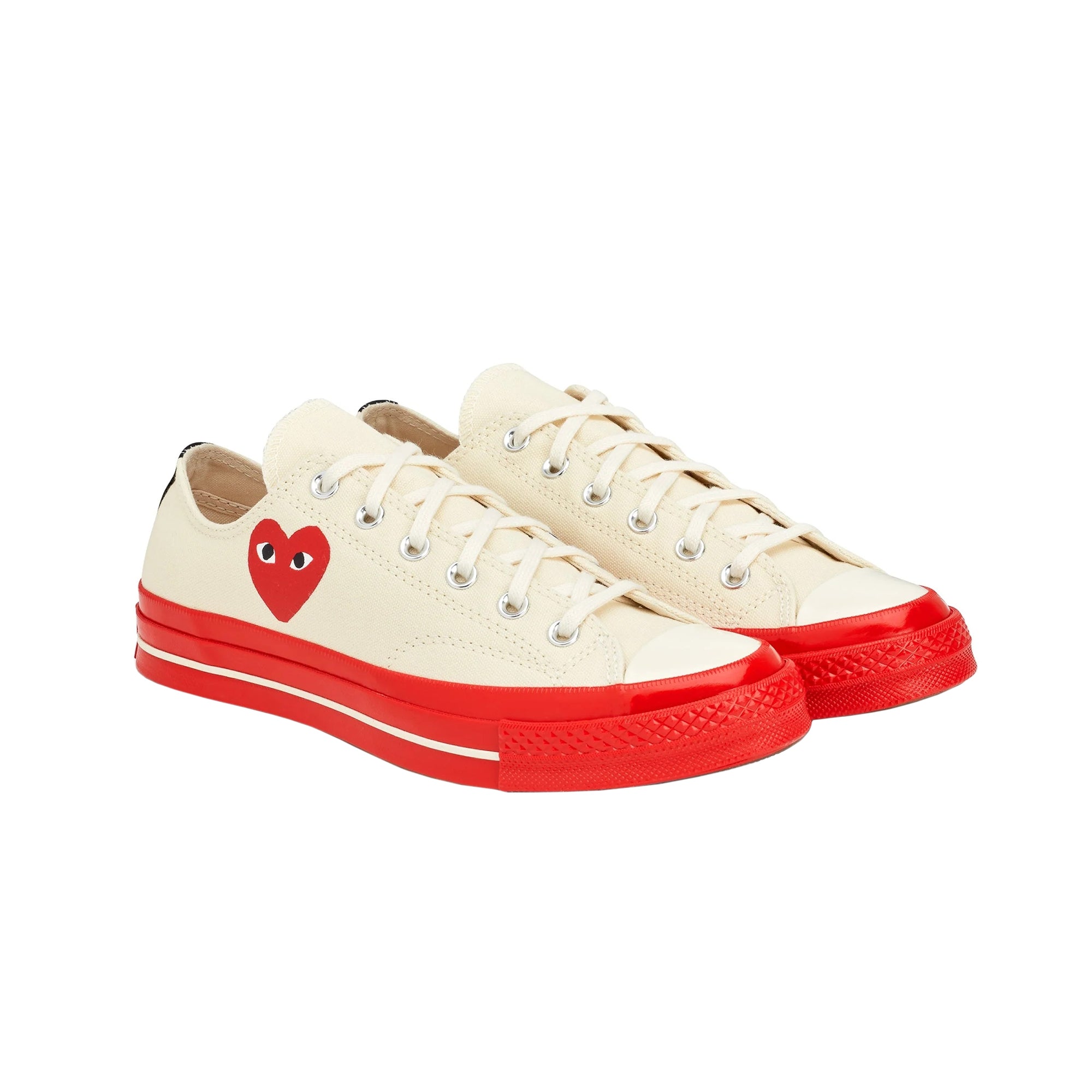 Converse Chuck 70 Red Sole Low Cream