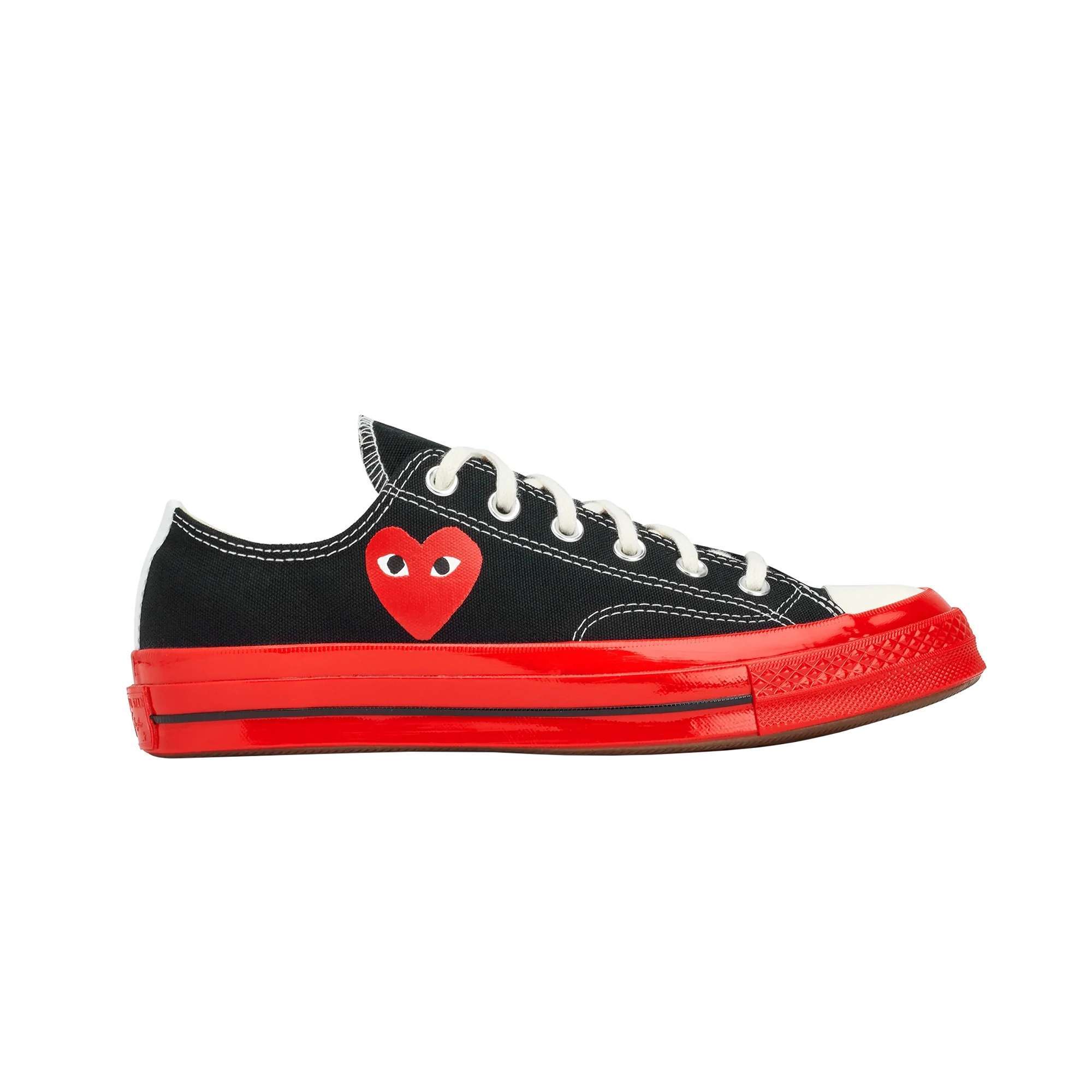 Converse Chuck 70 Red Sole Low Black