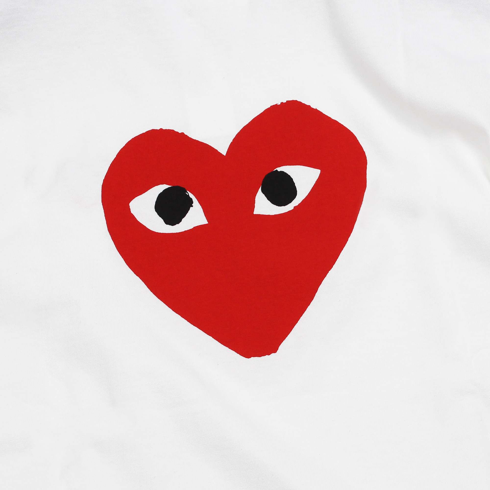 Double Red Heart-Print T-Shirt