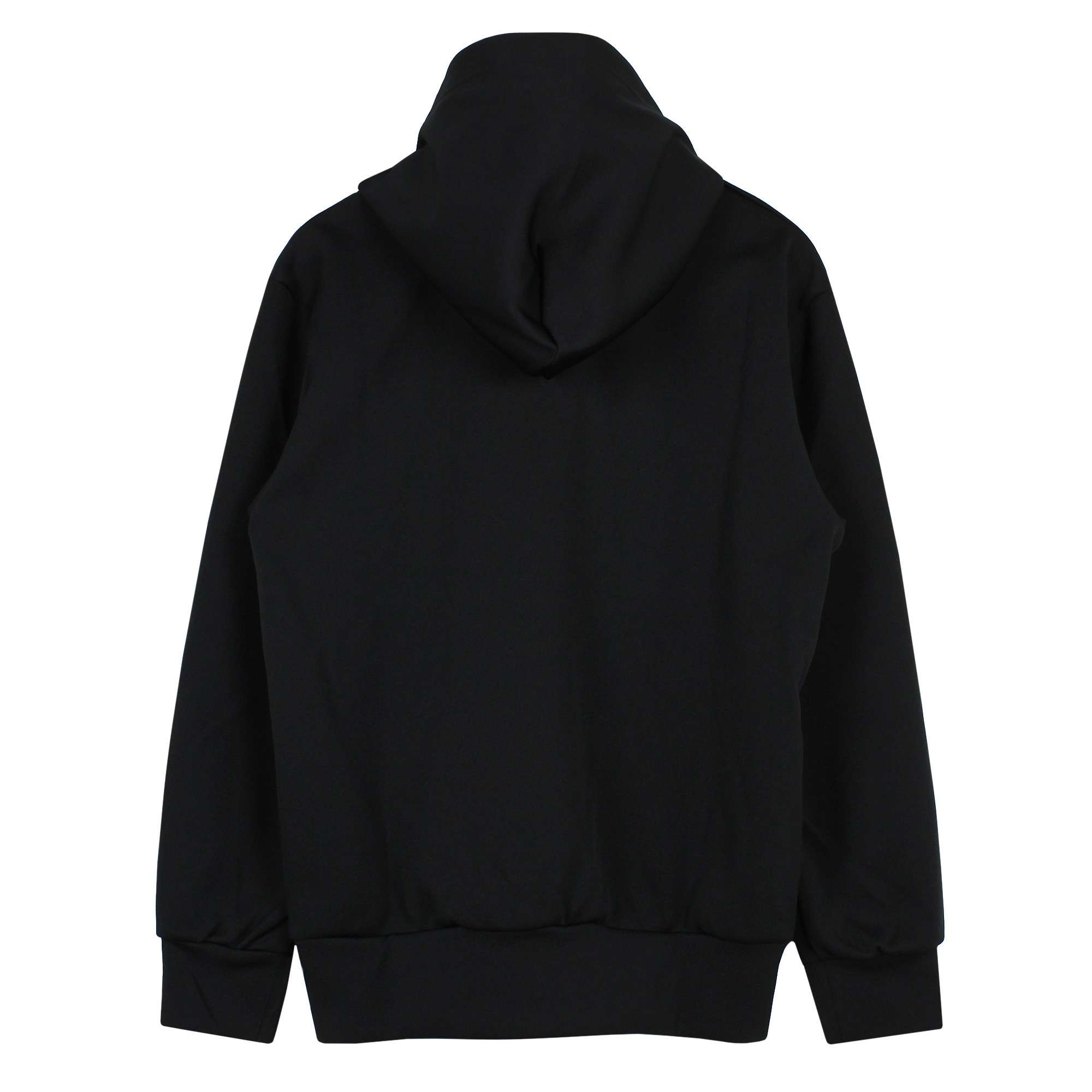 Heart Applique Hoodie Black