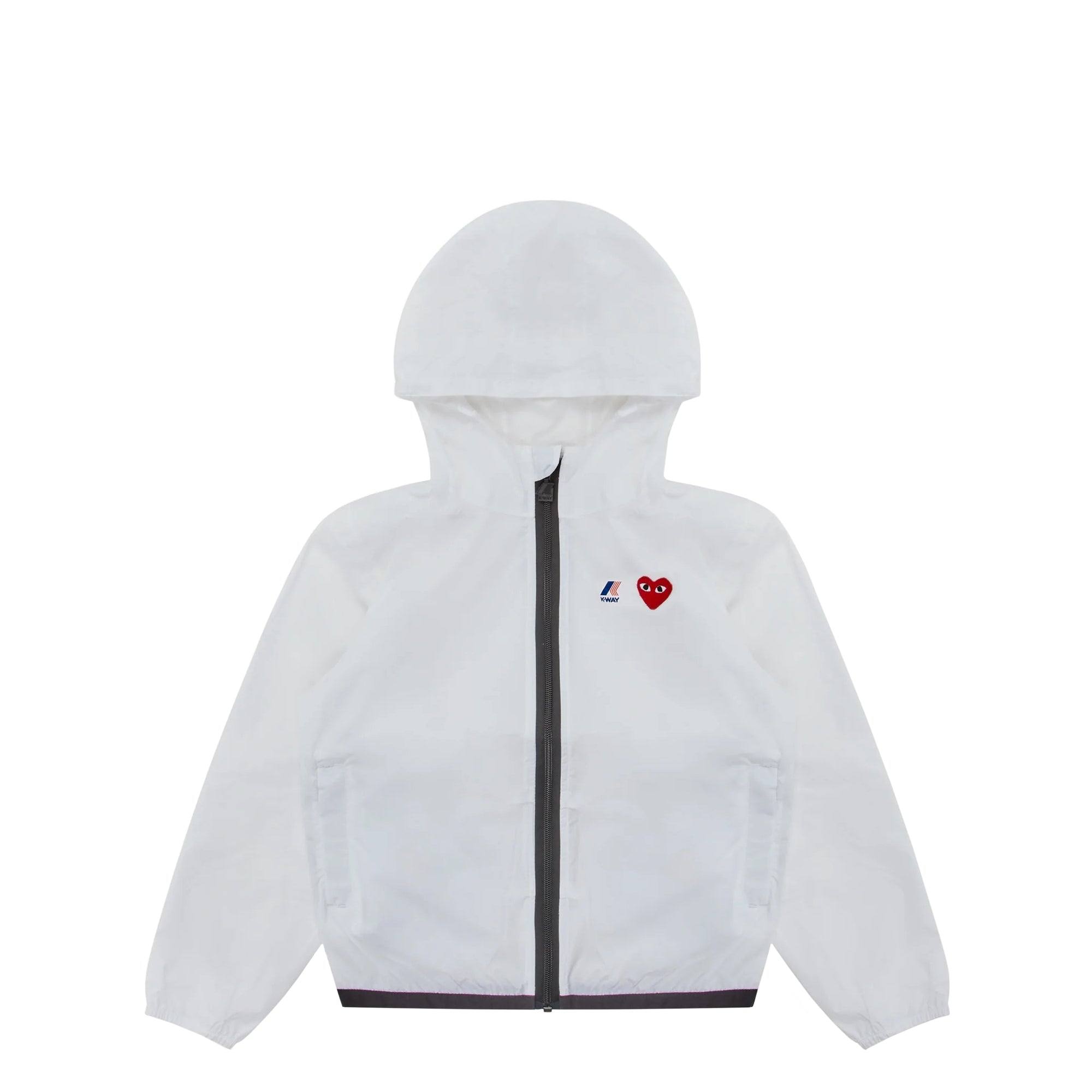 K-Way Zip Jacket White