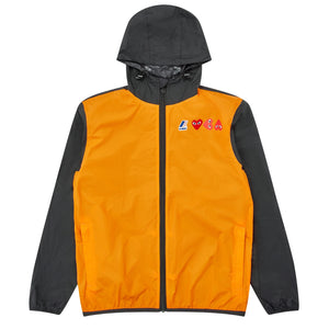 K-Way Zip Jacket Orange/Black