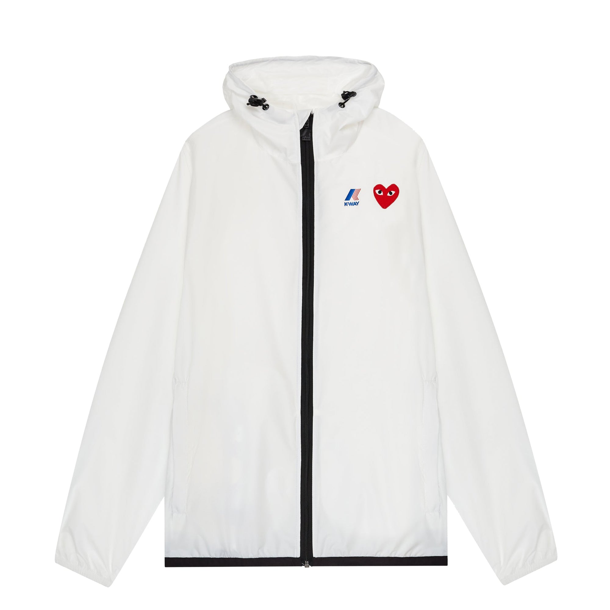 K-Way Zip Jacket White