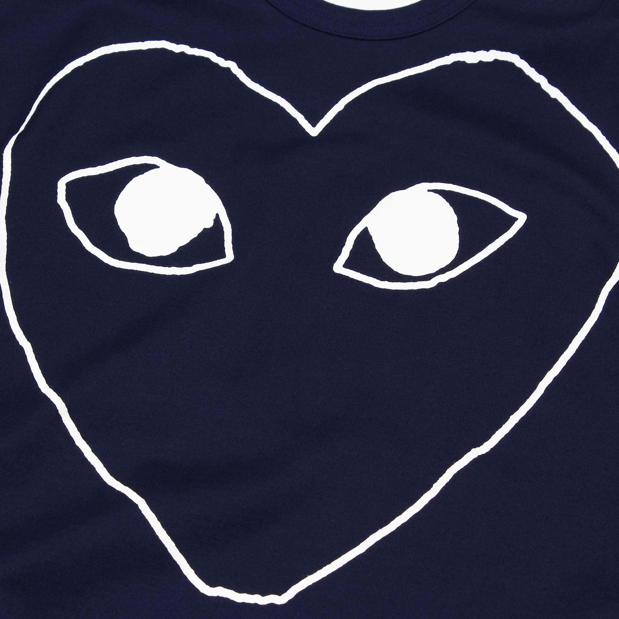 Large White Heart Logo T-Shirt