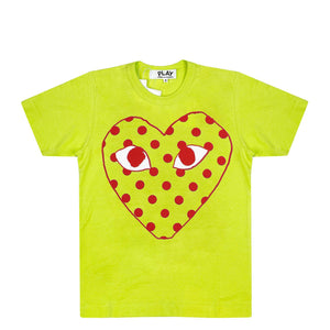 Polka Dot Heart T-Shirt Green