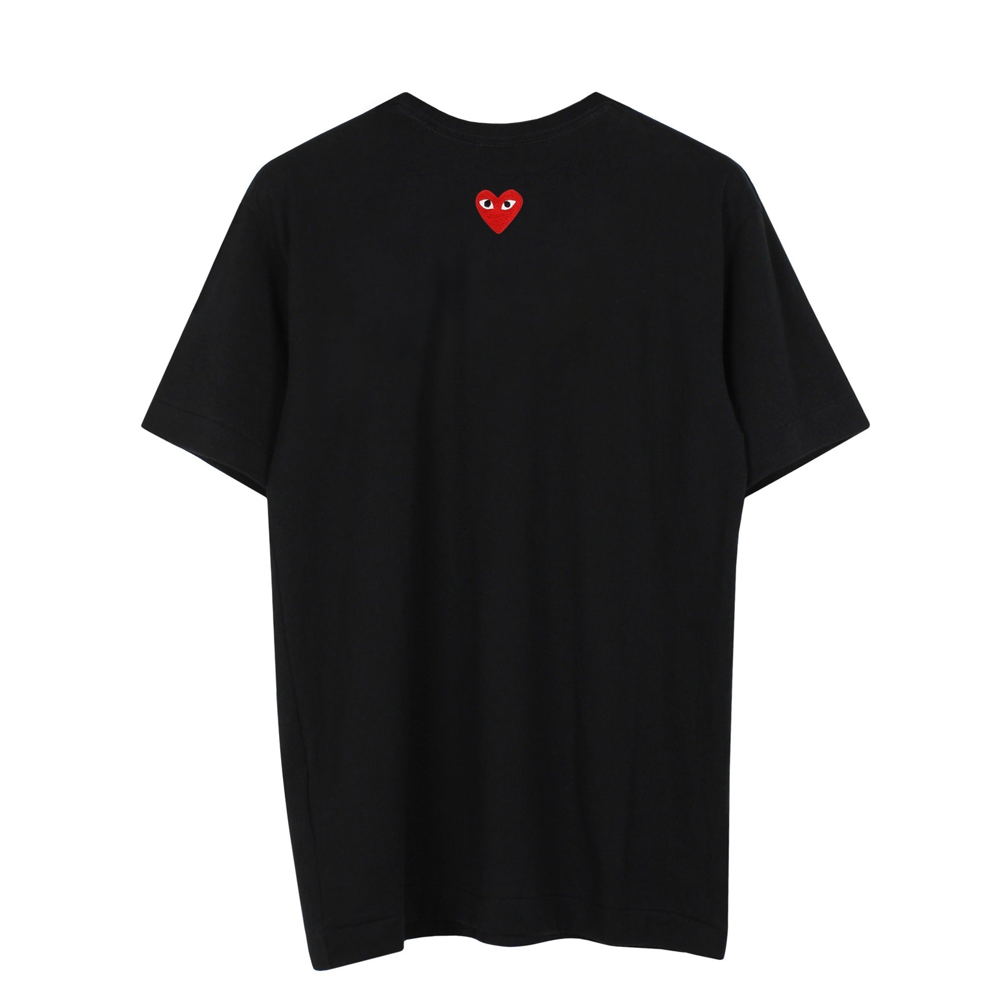 Reverse Red Heart T-Shirt Black