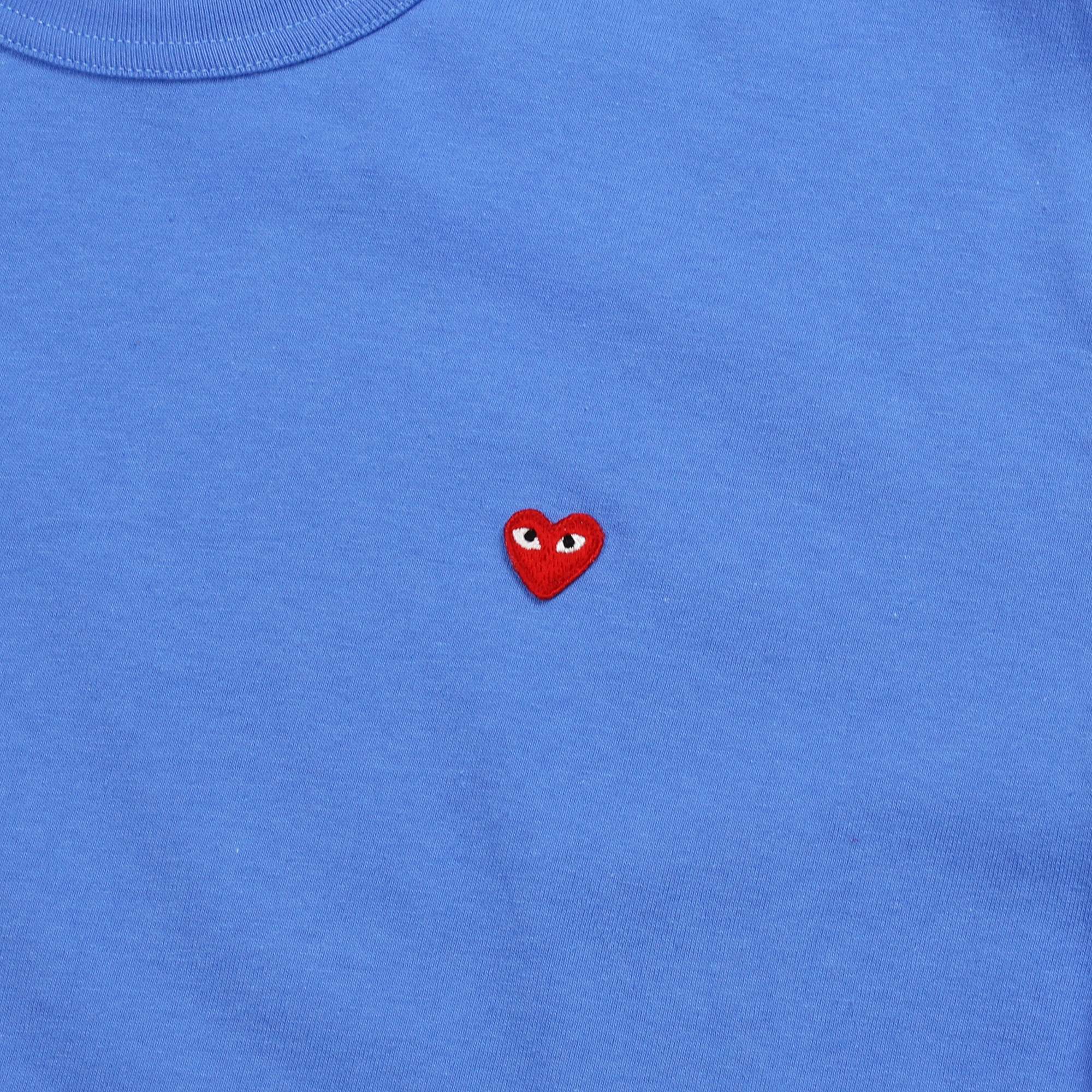 Small Heart Logo T-Shirt Blue