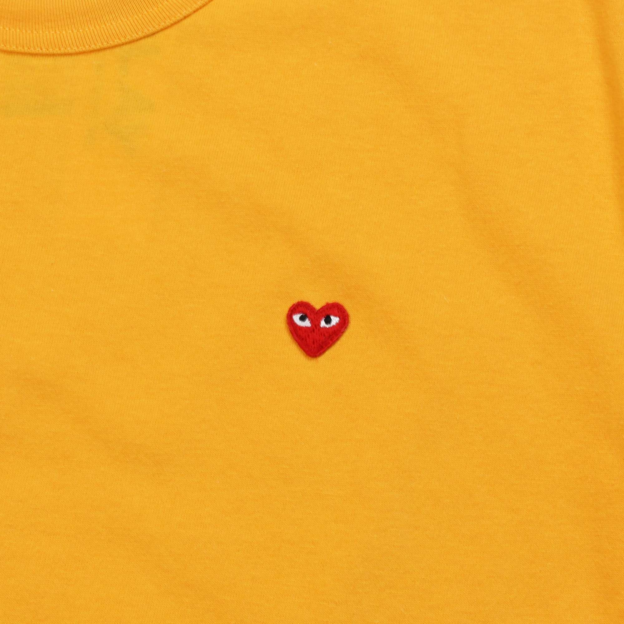 Small Heart Logo T-Shirt Orange