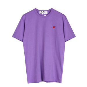 Small Heart Logo T-Shirt Purple