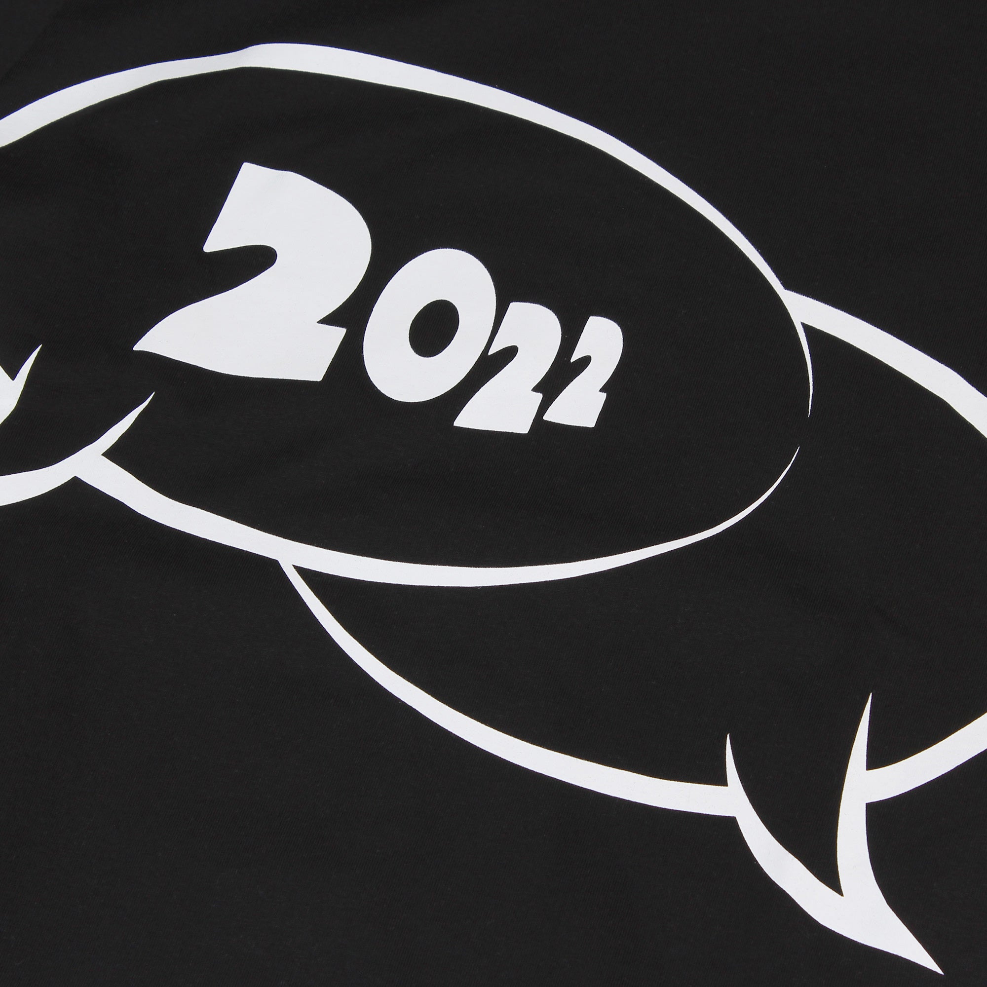 2022 Print T-Shirt Black