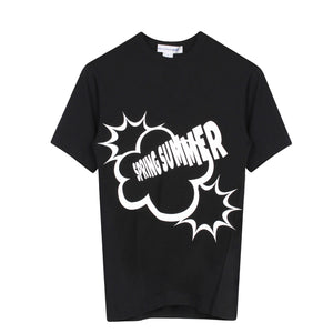 Spring Summer Print T-Shirt Black