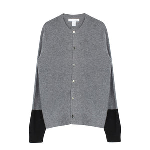 V-Neck Cardigan Grey