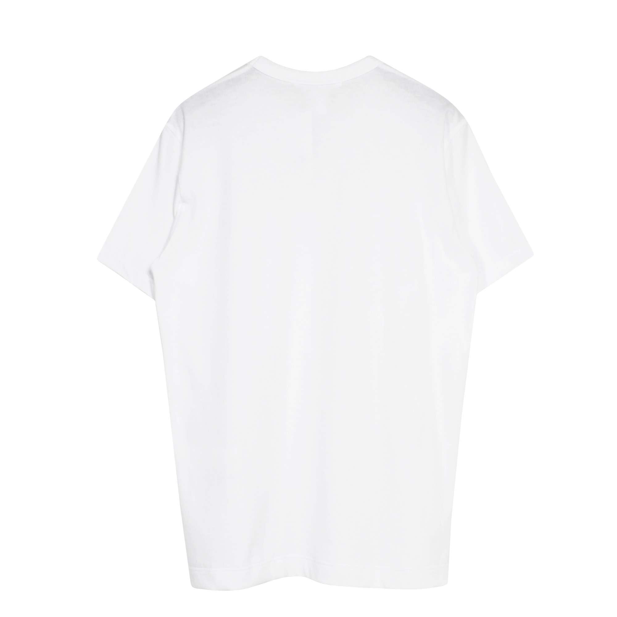 Fabric Detail T-Shirt White