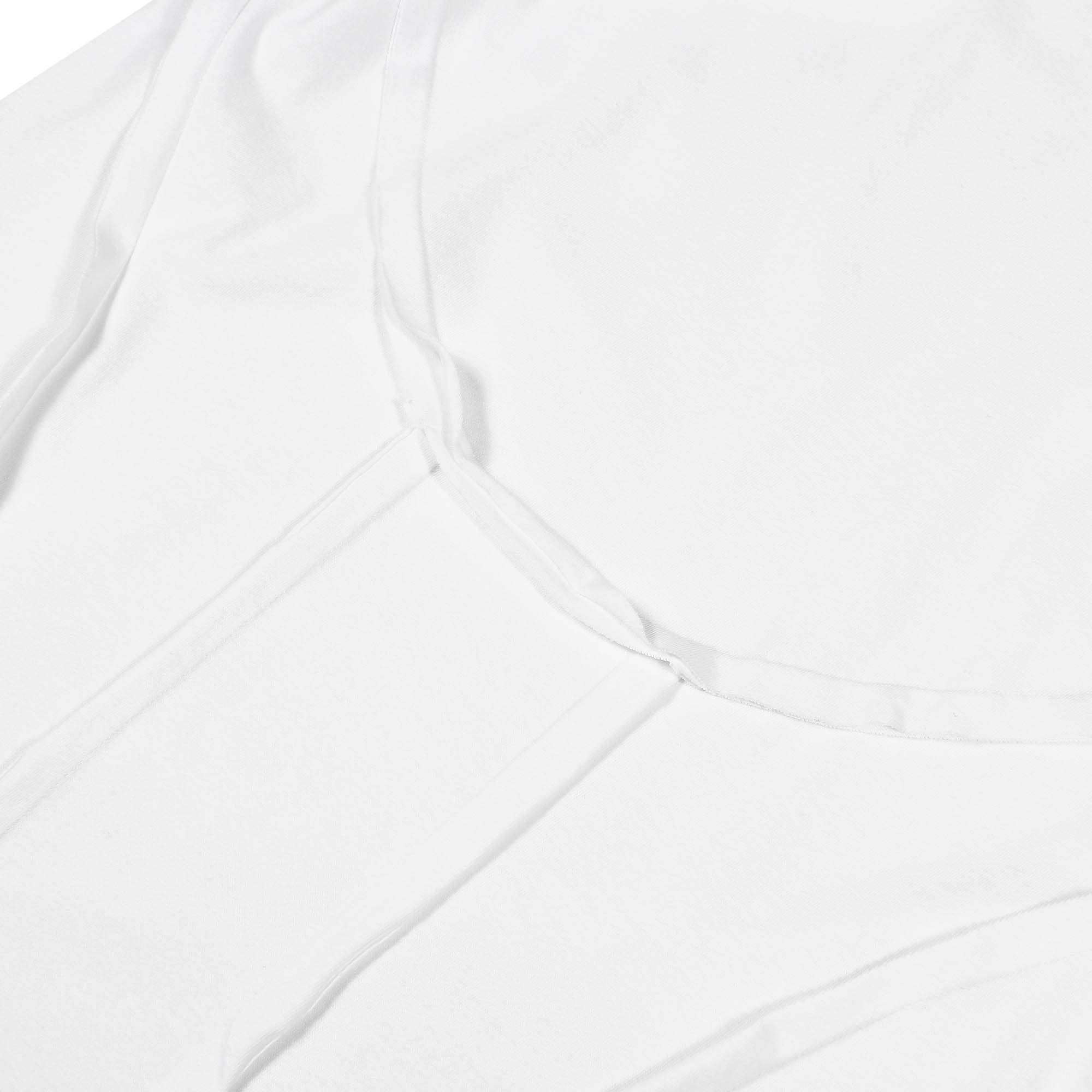 Fabric Detail T-Shirt White