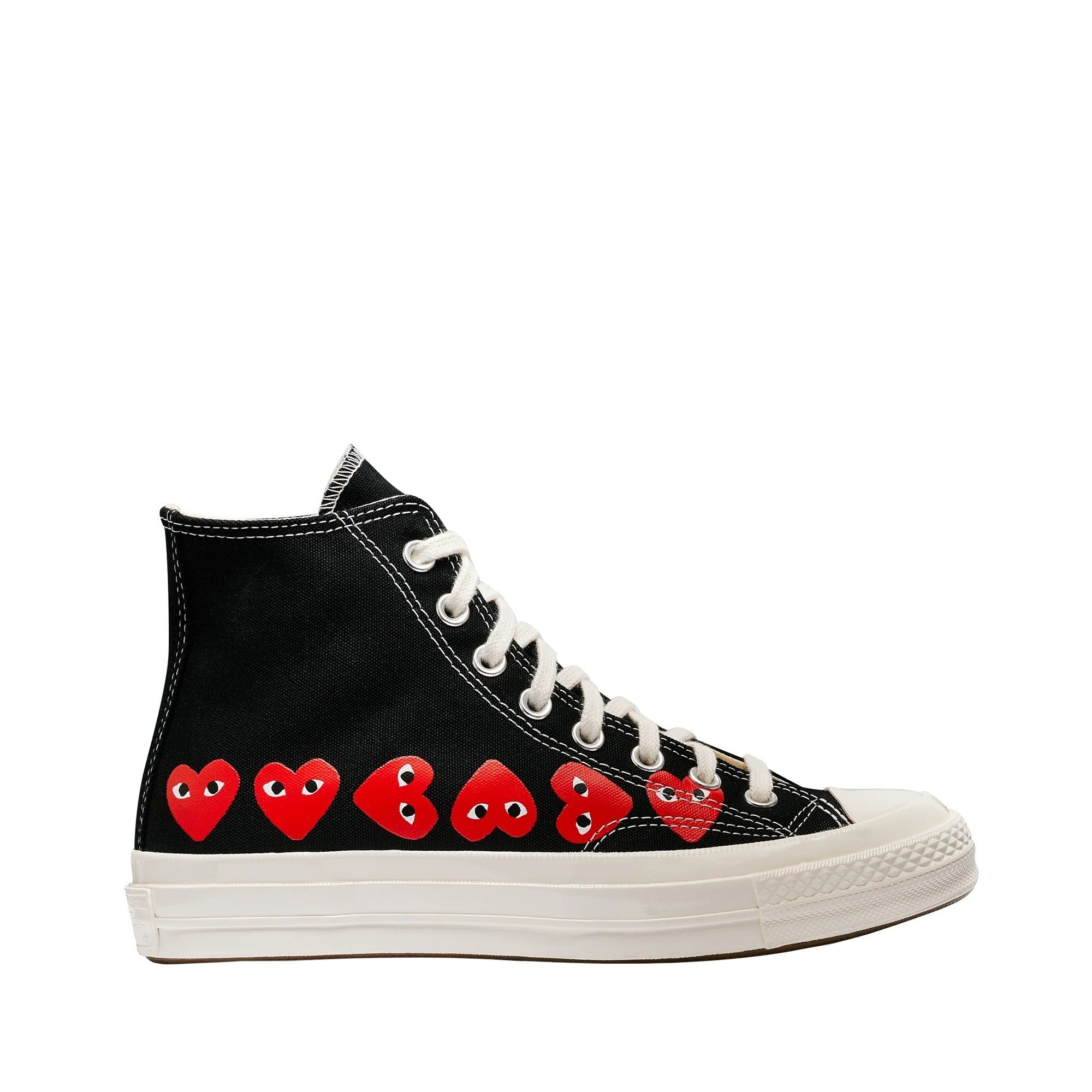 Converse Chuck 70 Multi Heart High Black