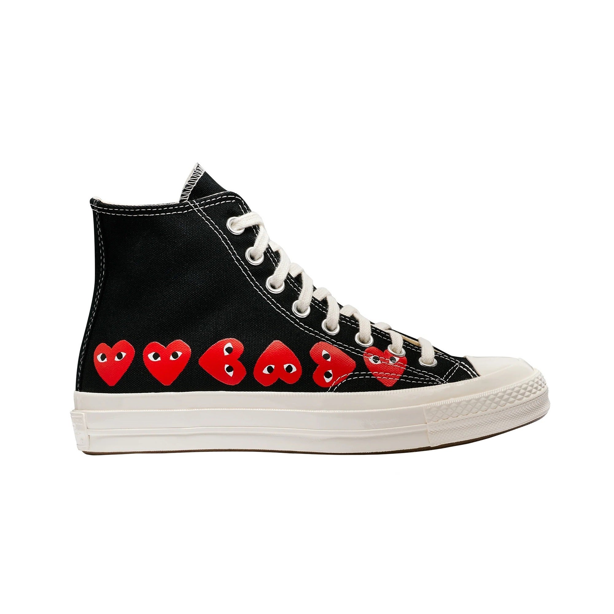 Converse Chuck 70 Multi Heart High Black