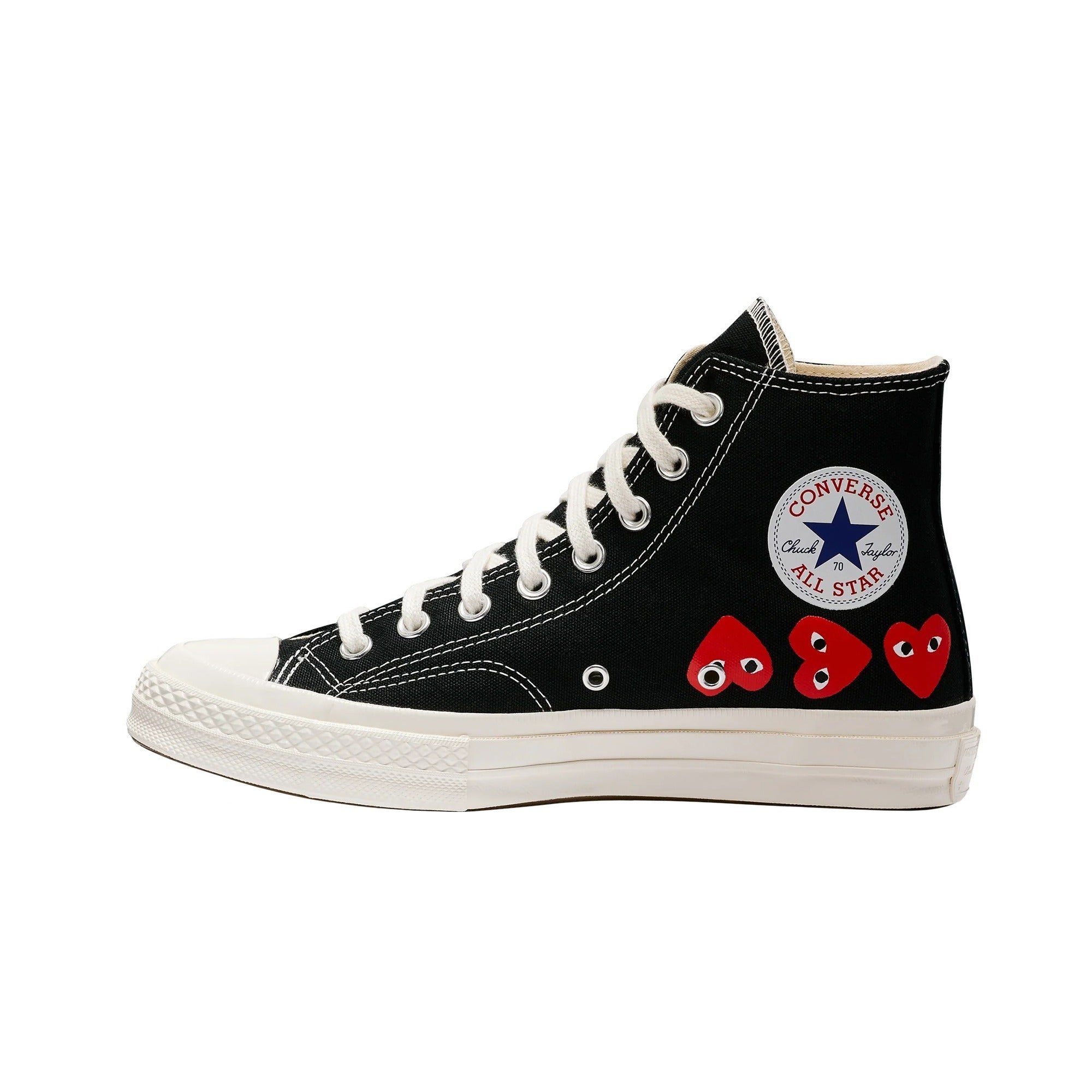 Converse Chuck 70 Multi Heart High Black