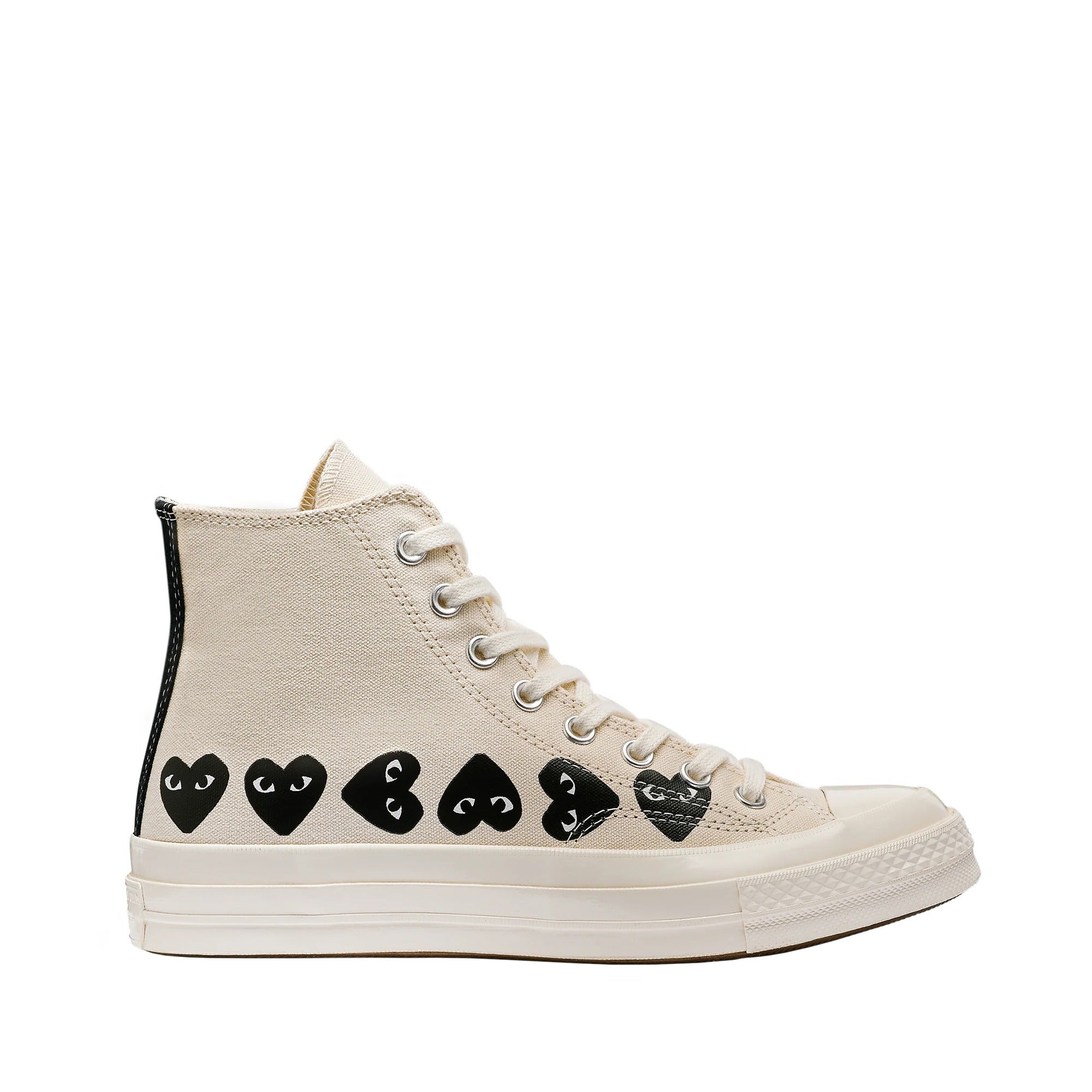 Converse Chuck 70 Multi Heart High Cream