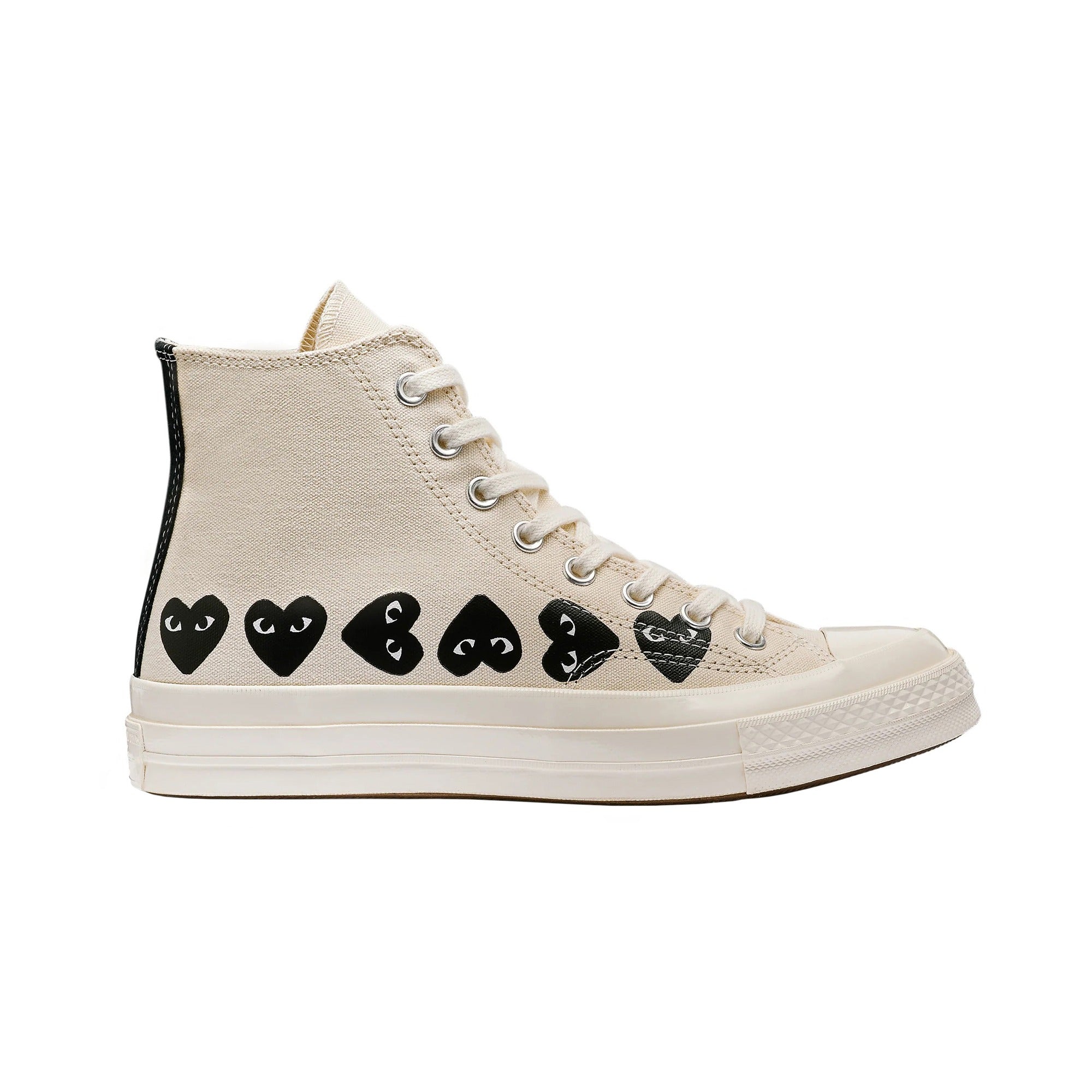 Converse Chuck 70 Multi Heart High Cream