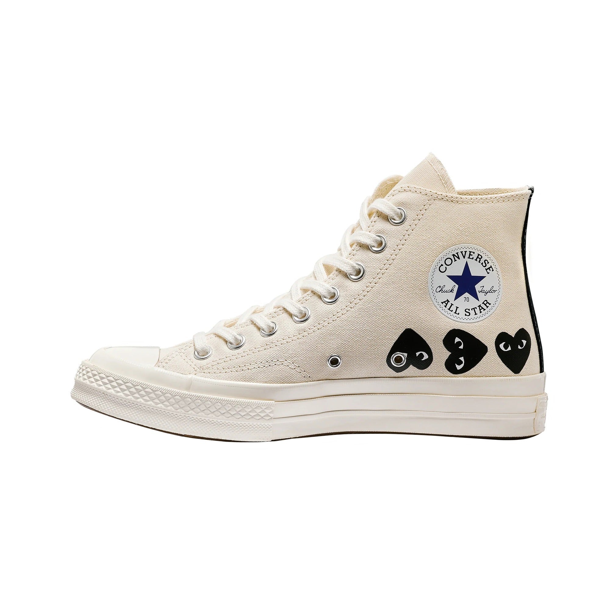 Converse Chuck 70 Multi Heart High Cream