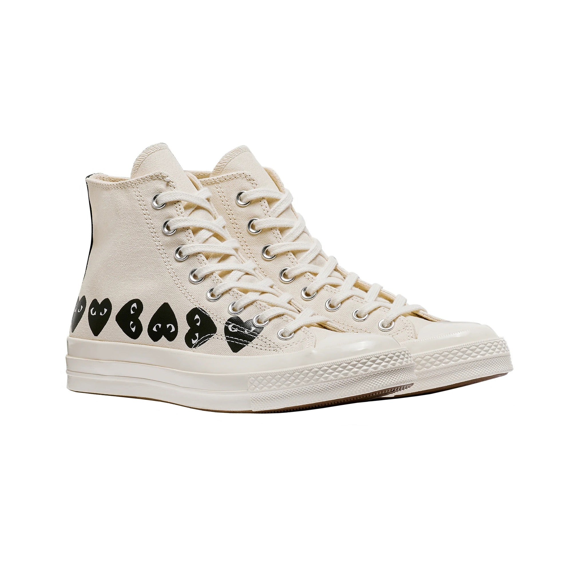 Converse Chuck 70 Multi Heart High Cream