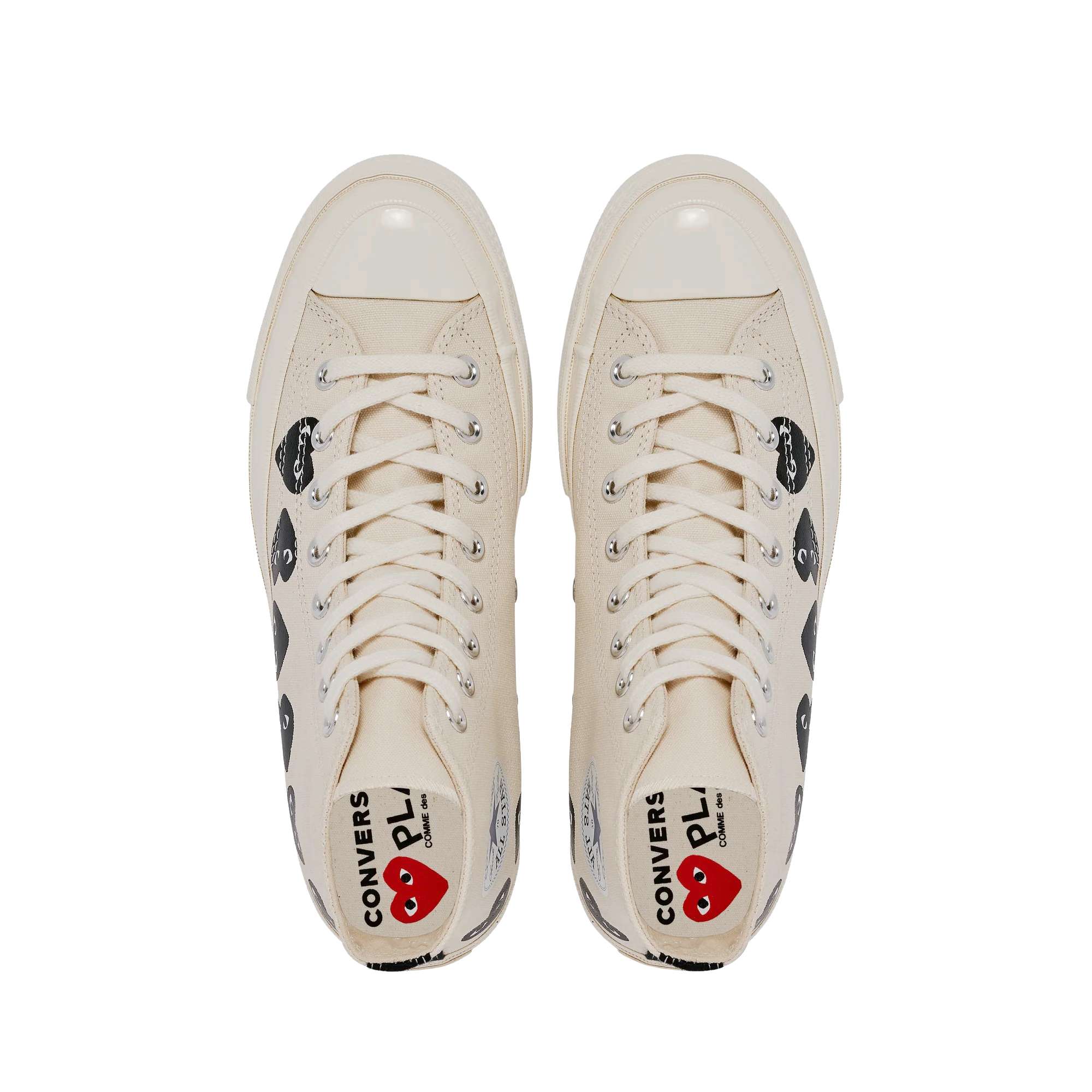 Converse Chuck 70 Multi Heart High Cream