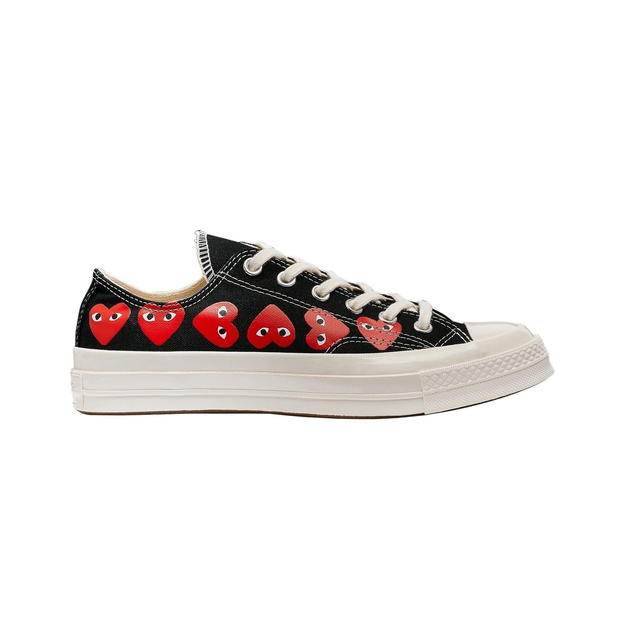 Converse Chuck 70 Multi Heart Low Black