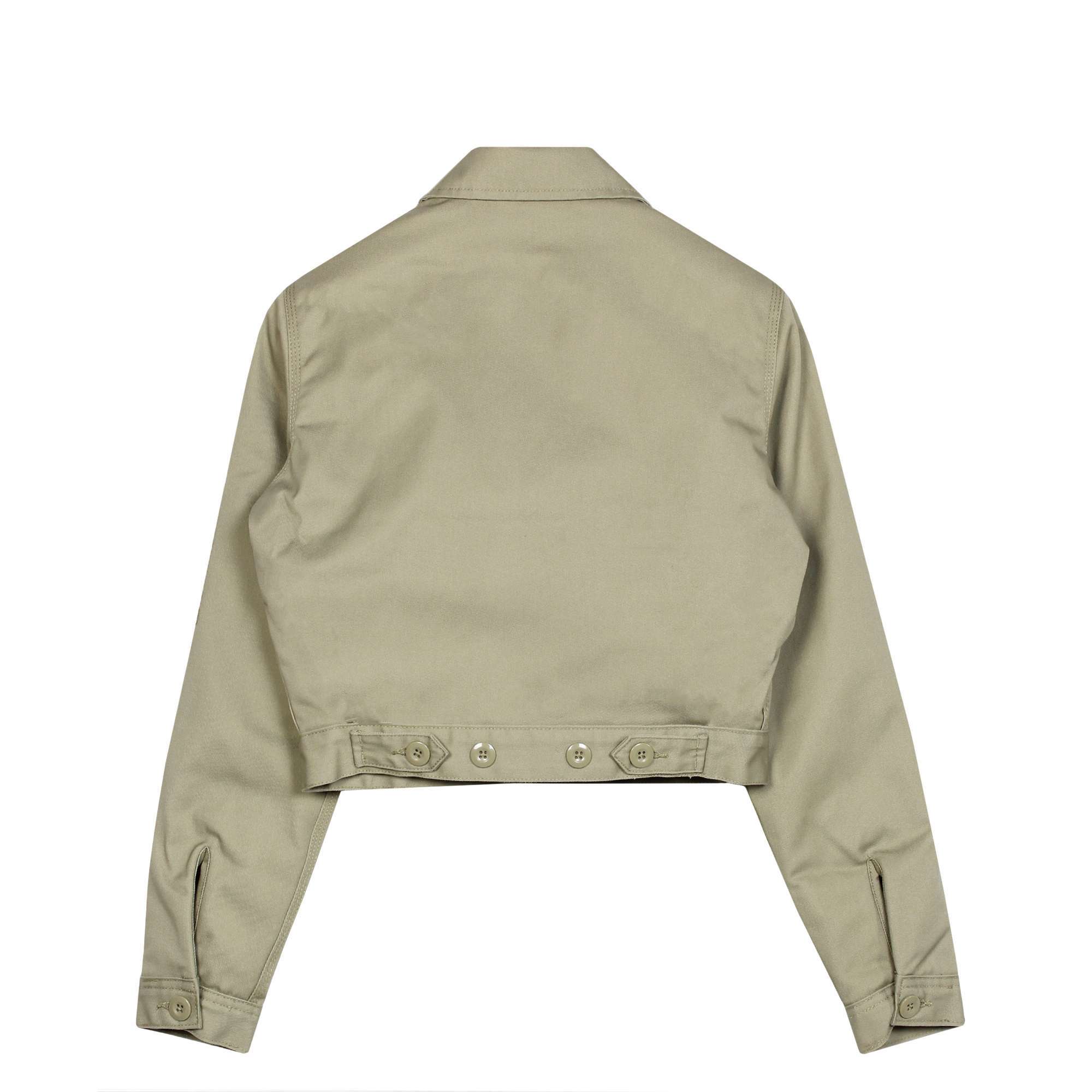 Lined Eisenhower Cropped Rec Jacket Beige