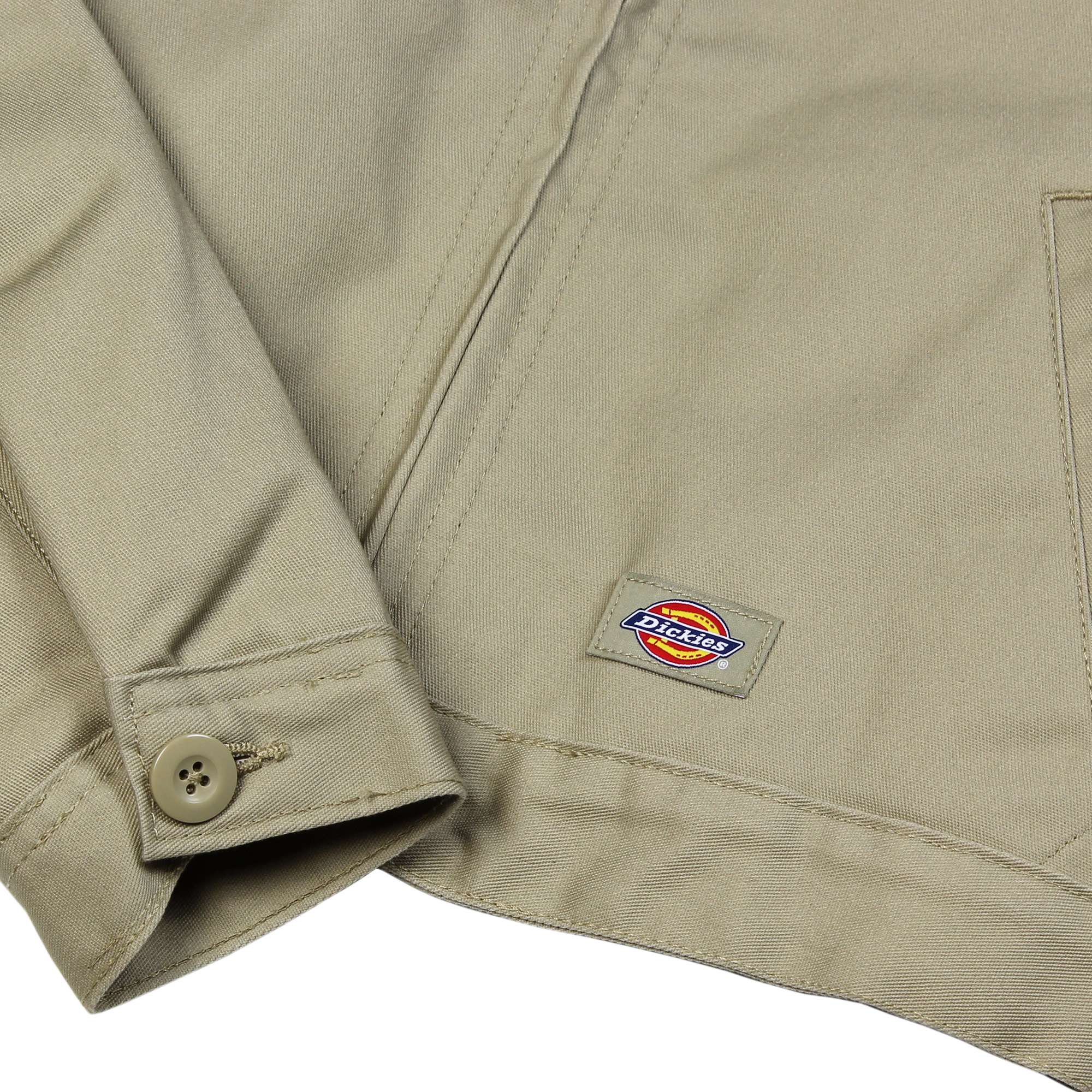 Lined Eisenhower Cropped Rec Jacket Beige