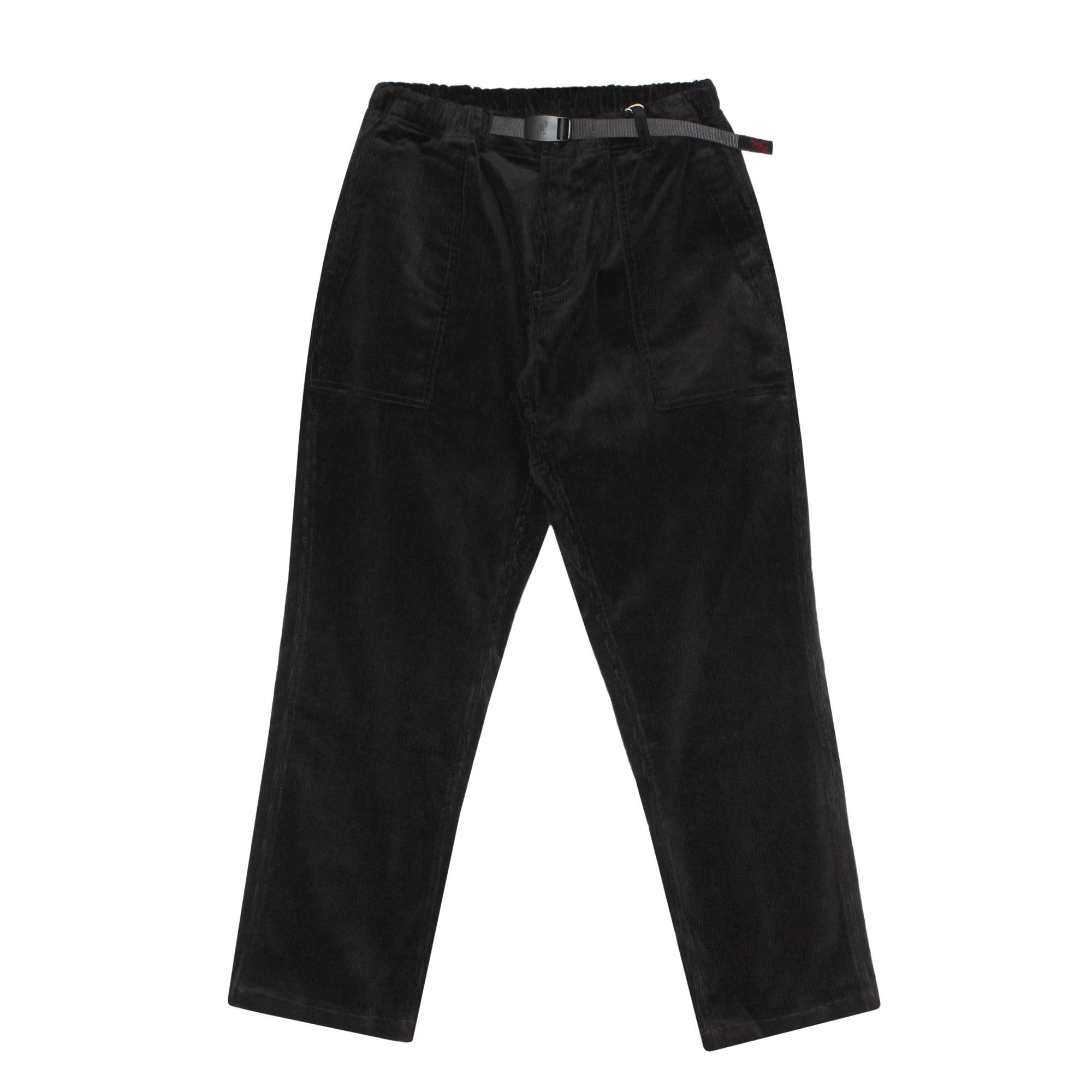 Corduroy Loose Tapered Ridge Pant Black