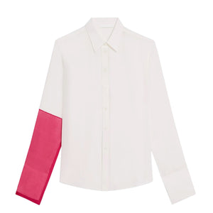 Relaxed Silk Shirt Pink