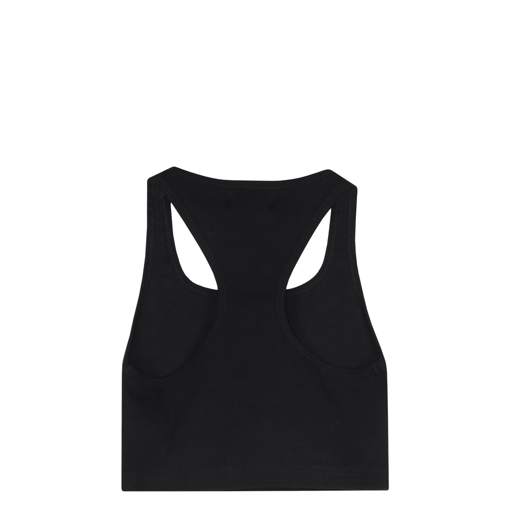 Cropped M Tank Top Black