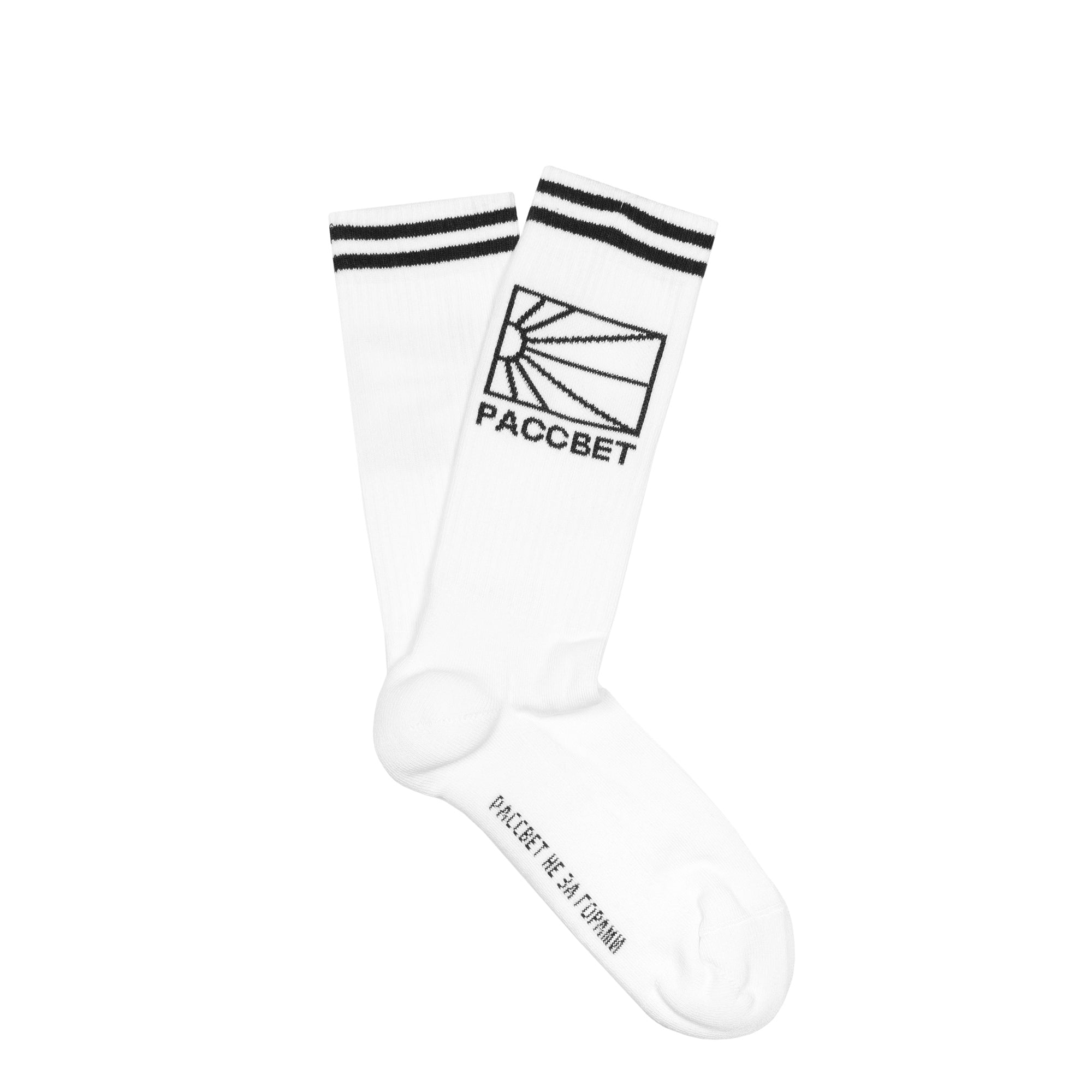 Logo Socks White