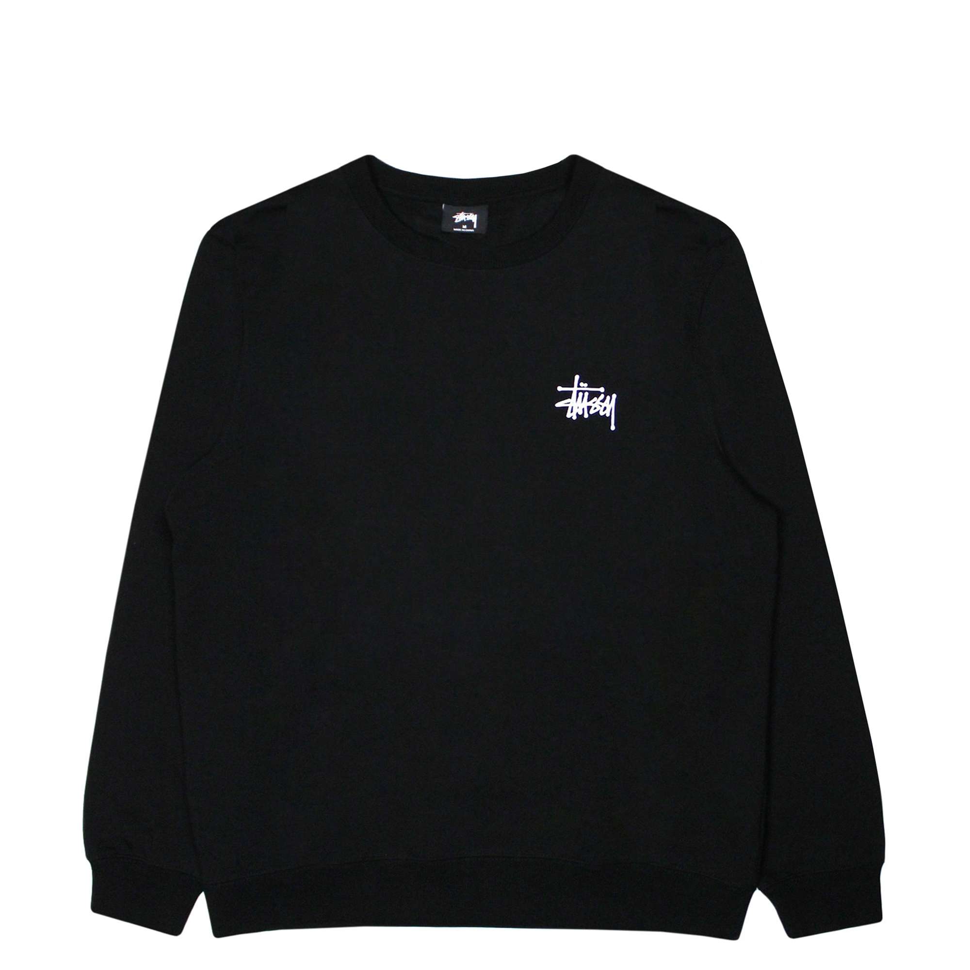 Basic Stussy Crew Black